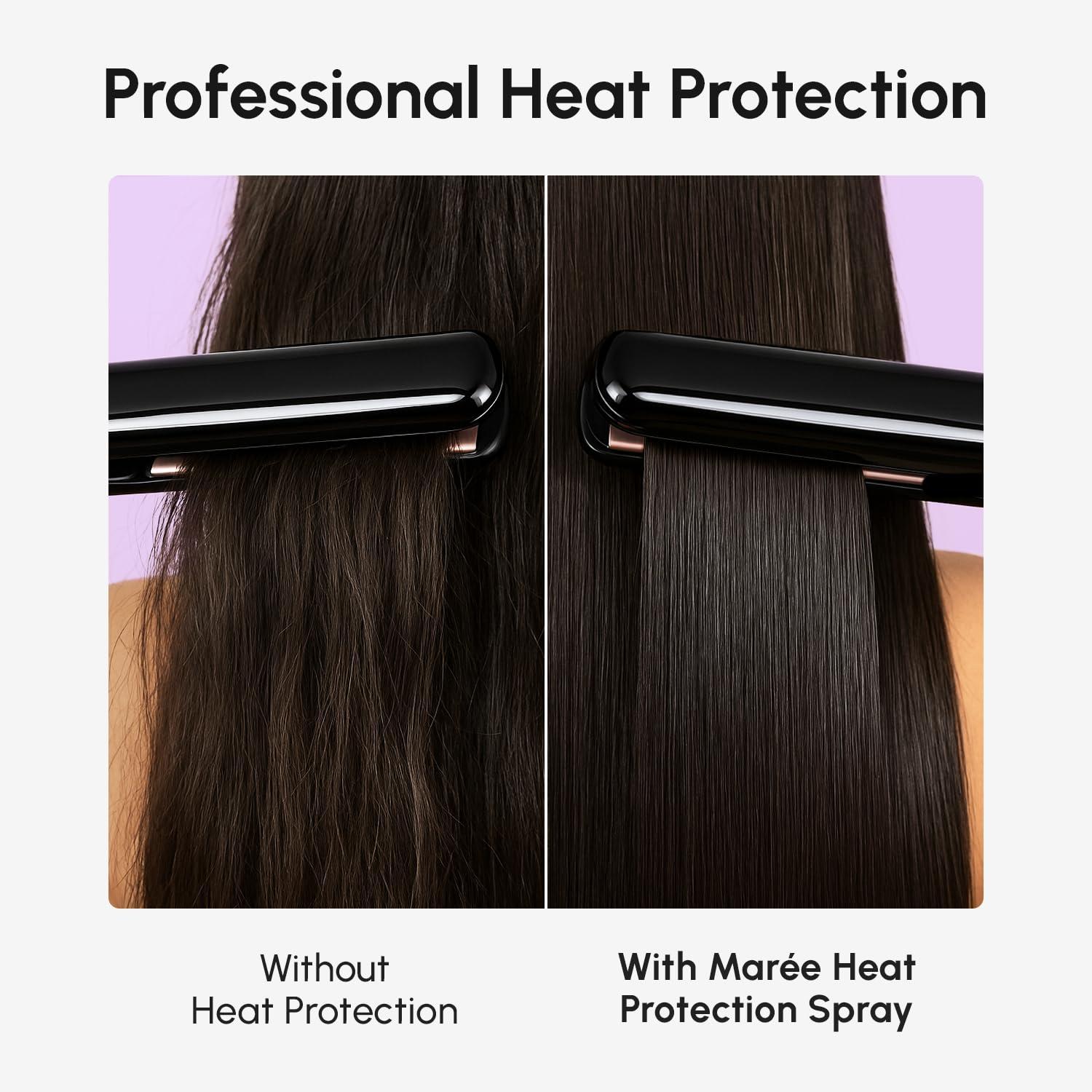 imageMAREE 10in1 Heat Protection Spray for Hair Heat Protectant for Hair with Keratin Collagen amp Argan Oil Frizz Control Hair Spray Women Care Product Anti Frizz Protector de Calor para el CabelloHeat Hair Spray