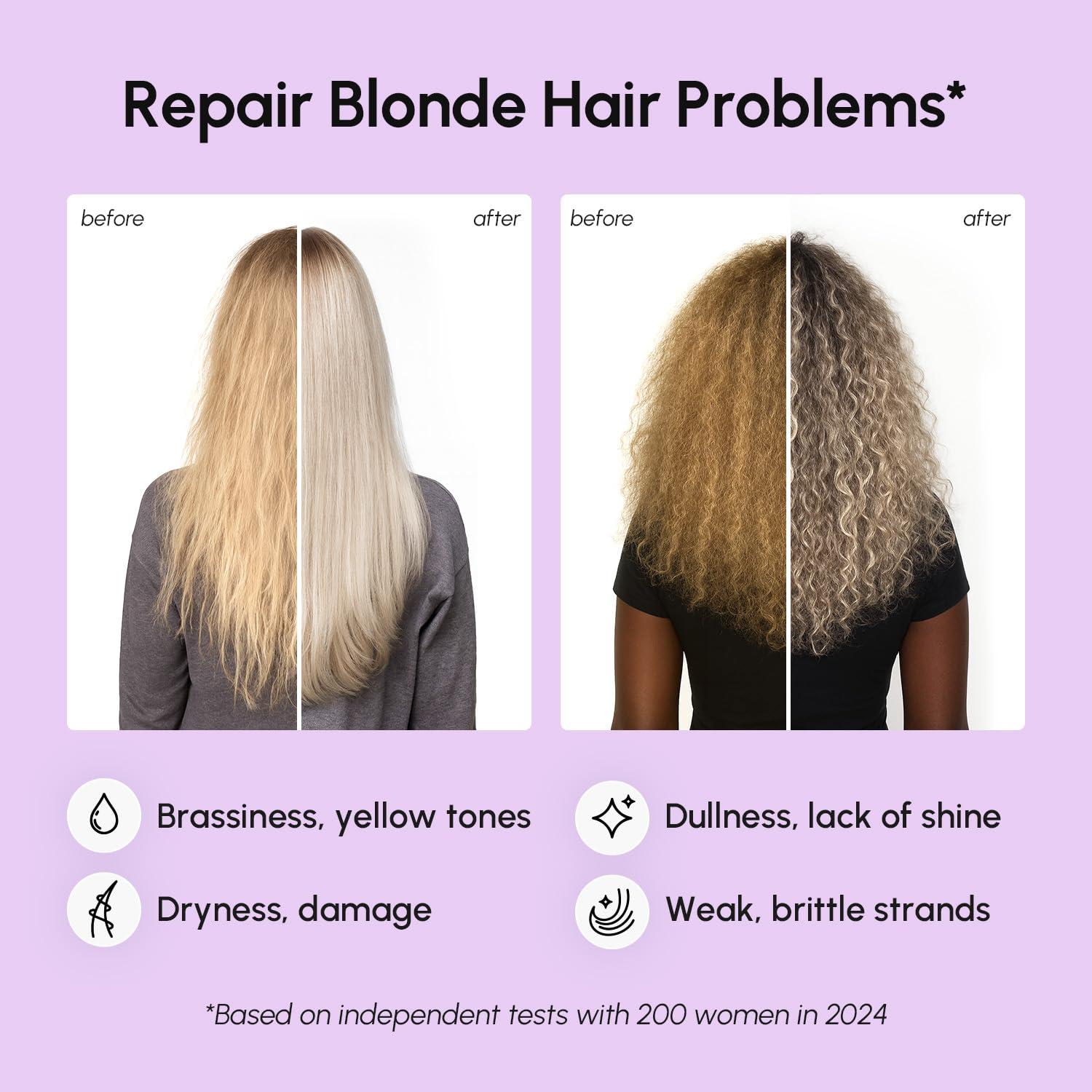 imageMAREE Deep Conditioning LeaveIn Hair Mask for Damaged Hair Keratin Hair Treatment with Biotin Natural Oils amp Vitamins LeaveIn Conditioner for Repair and Hydration Mascarilla Para CabelloPurple