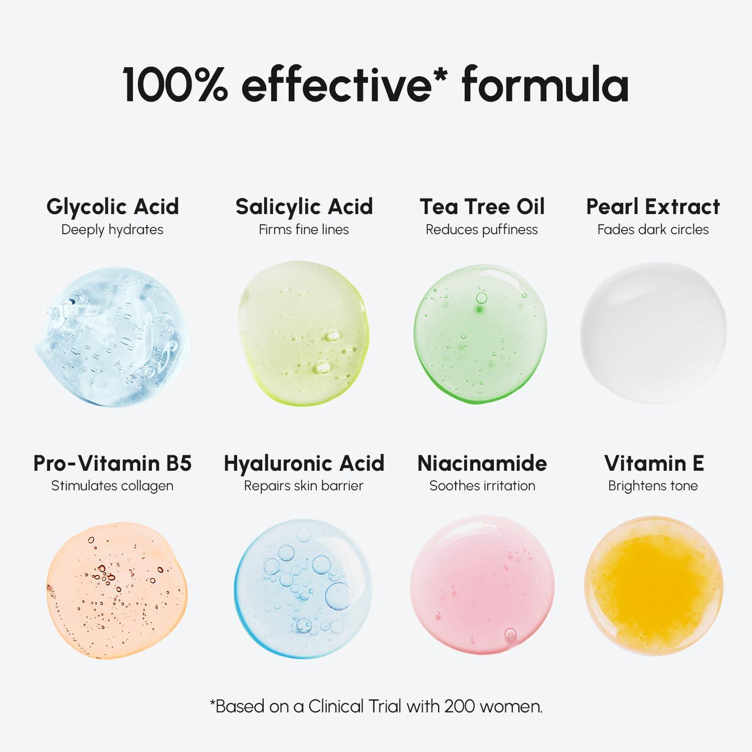 imageMAREE Glycolic Acid Pads Toner Pads for Face Cleansing Exfoliating Pad with Tea Tree Oil Salicylic Acid amp Vitamins E B3 B5 Acne Clearing Skin Pore Resurfacing amp Radiance Device 50 CountGlycolic Pads