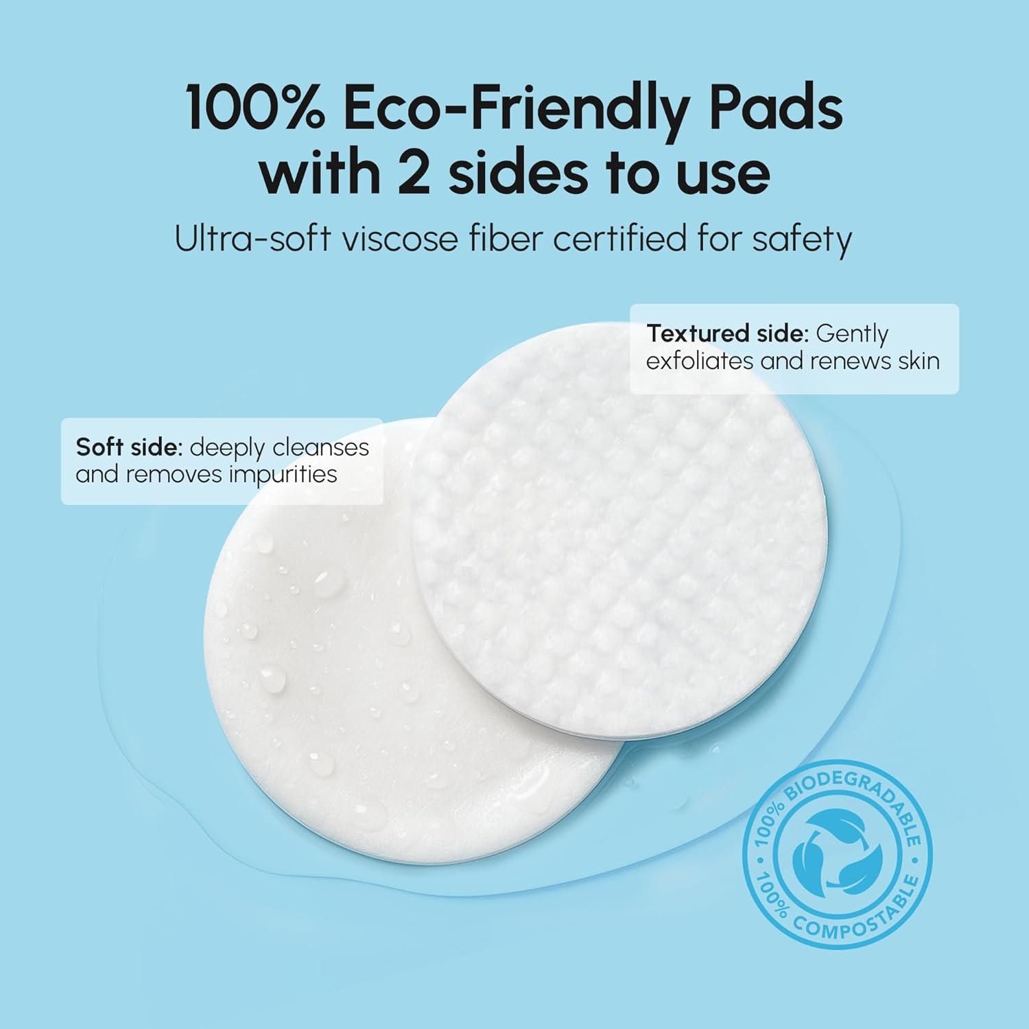 imageMAREE Glycolic Acid Pads Toner Pads for Face Cleansing Exfoliating Pad with Tea Tree Oil Salicylic Acid amp Vitamins E B3 B5 Acne Clearing Skin Pore Resurfacing amp Radiance Device 50 CountGlycolic Pads 200 Pcs