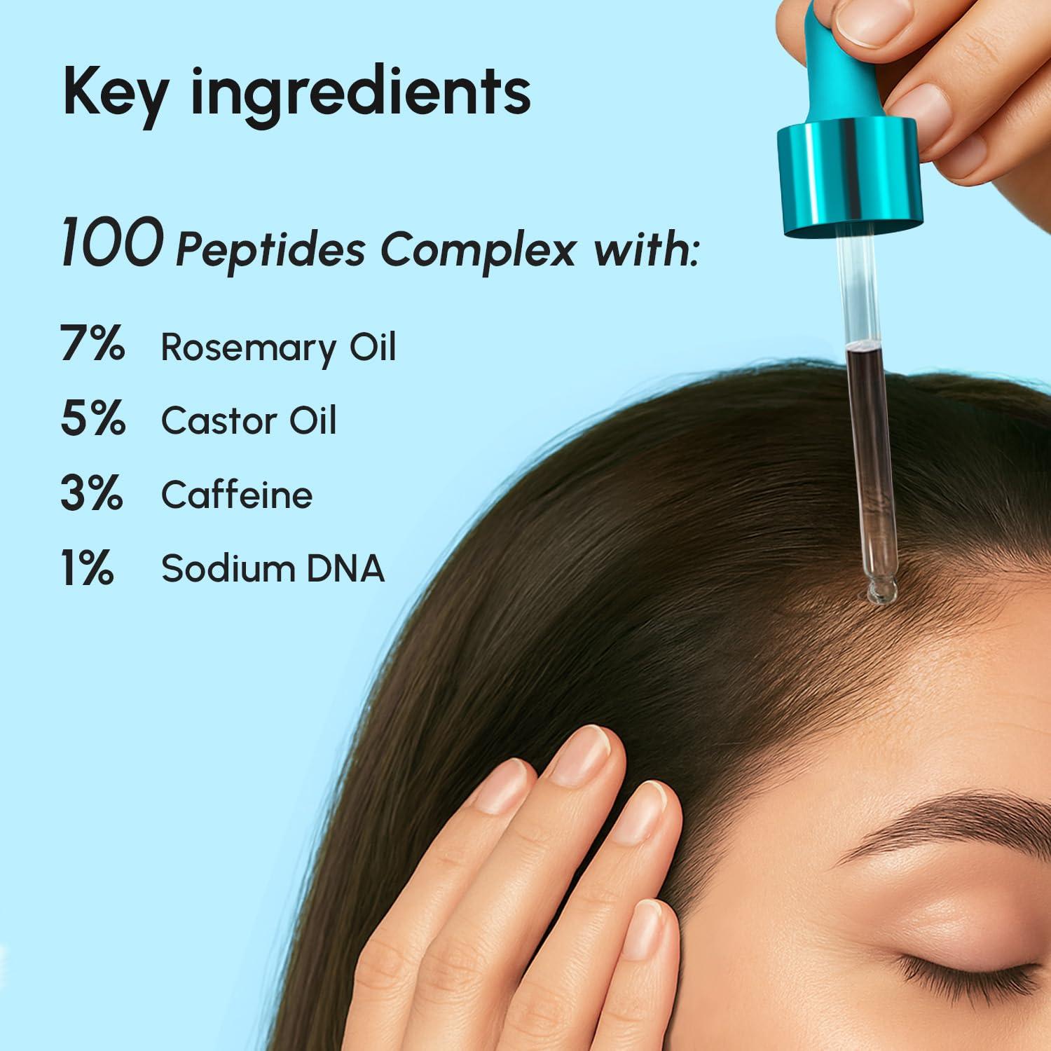 imageMAREE Hair Growth Spray Caffeine Batana Castor amp Rosemary Oil for Hair Growth Products for Women amp Men Hair Oils for Hair Growth Hair Thickening Spray for Roots Hair Regrowth amp Scalp CareHair Growth Serum
