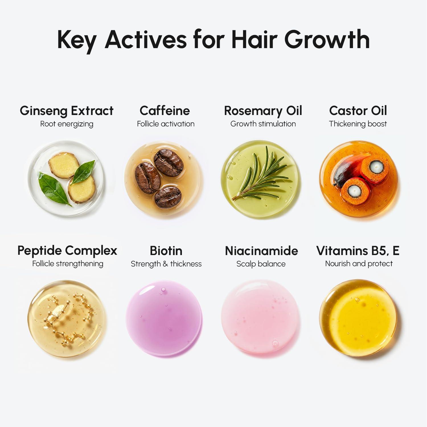 imageMAREE Hair Growth Spray Caffeine Batana Castor amp Rosemary Oil for Hair Growth Products for Women amp Men Hair Oils for Hair Growth Hair Thickening Spray for Roots Hair Regrowth amp Scalp CareHair Growth Spray