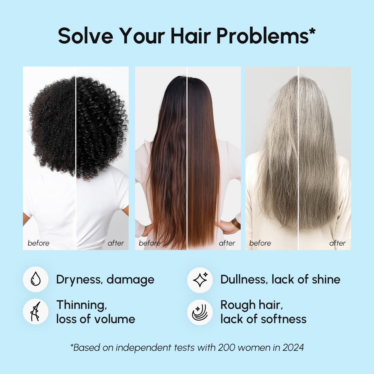 imageMAREE LeaveIn Conditioner for Dry Damaged Hair LeaveIn Conditioner for Curly Hair Color Treated85 Fl Oz Pack of 1