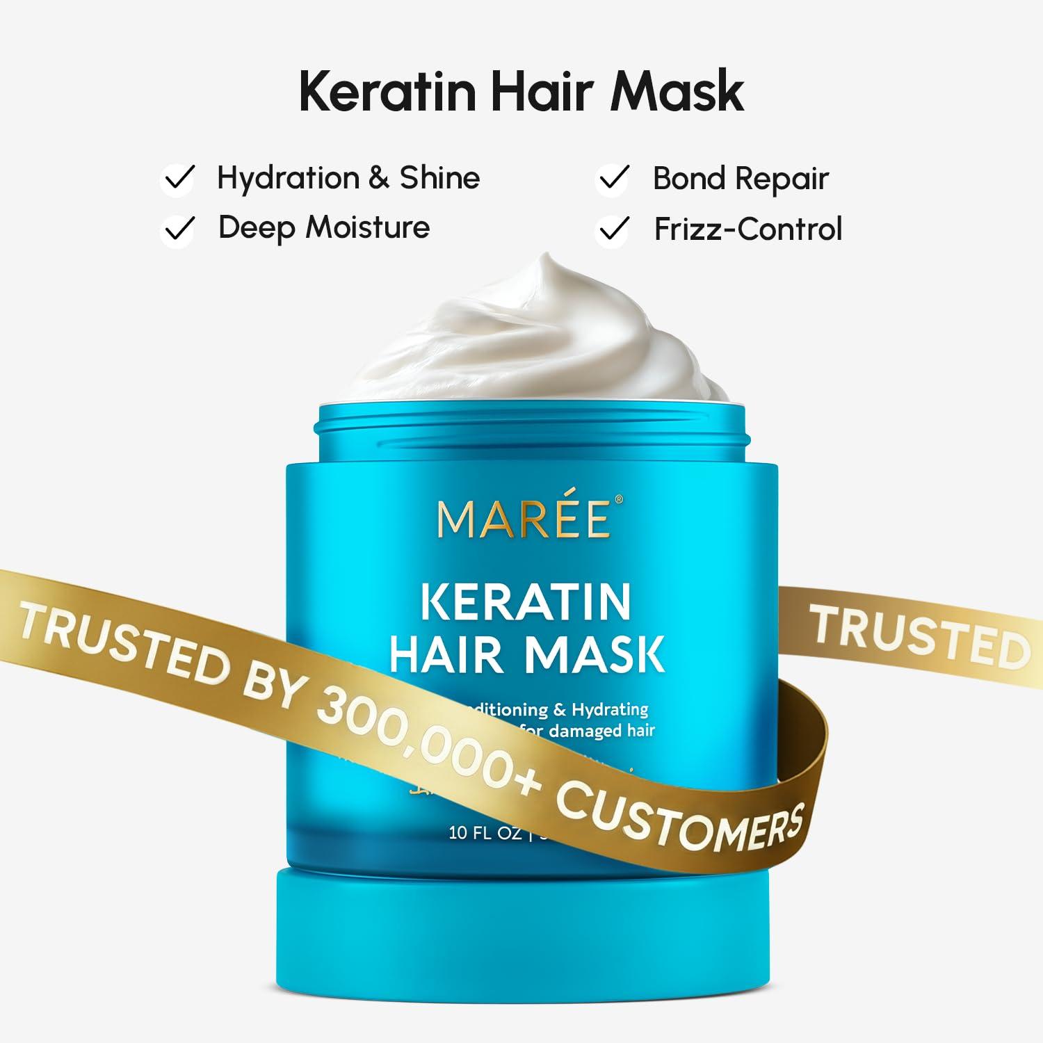 imageMAREE LeaveIn Conditioner for Dry Damaged Hair LeaveIn Conditioner for Curly Hair Color Treated85 Fl Oz Pack of 1