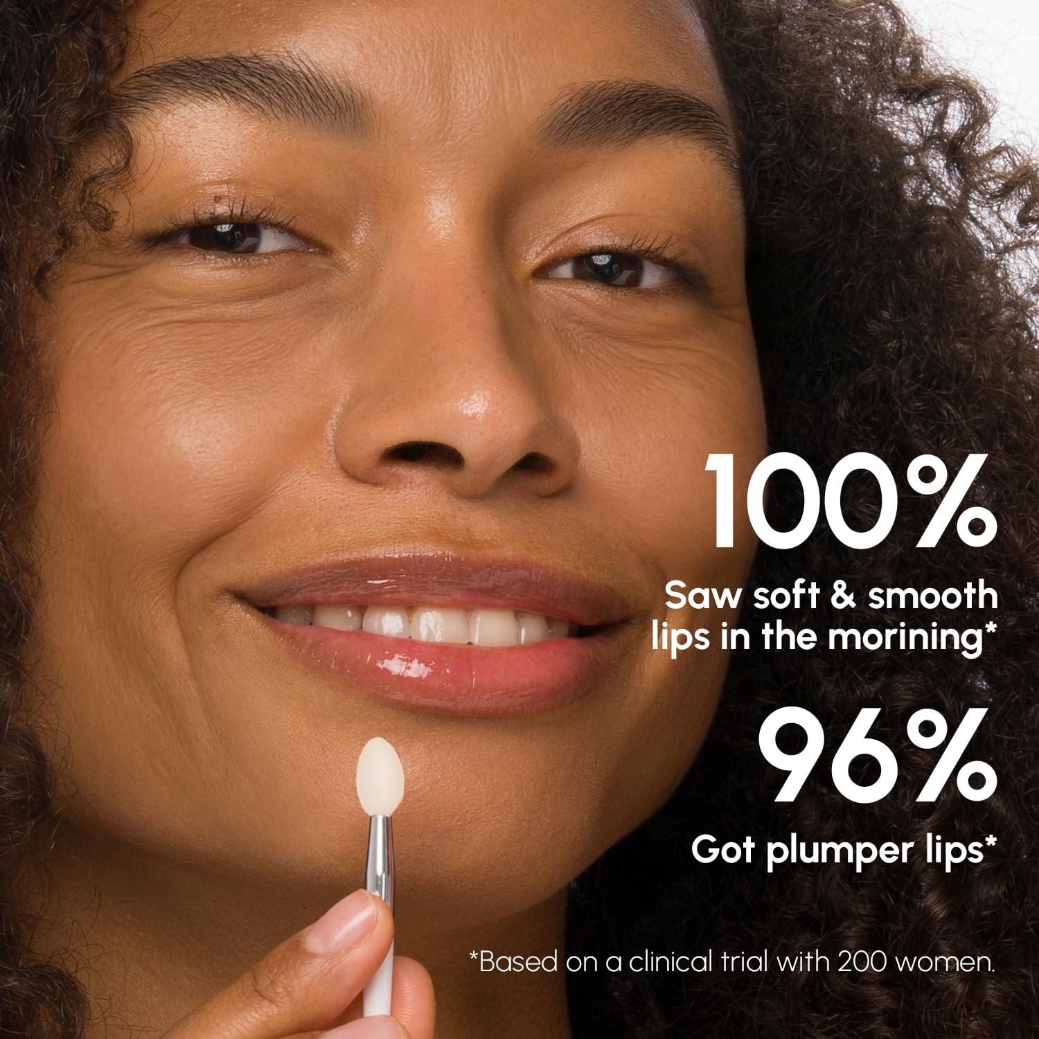 imageMAREE Lip Mask Overnight Lip Moisturizer For Very Dry Lips Hydrating Lip Butter Balm with Hyaluronic Acid amp Collagen Overnight Lip Treatment Lip Sleeping Mask Repair Hidratante de LabiosVanilla Lip Mask