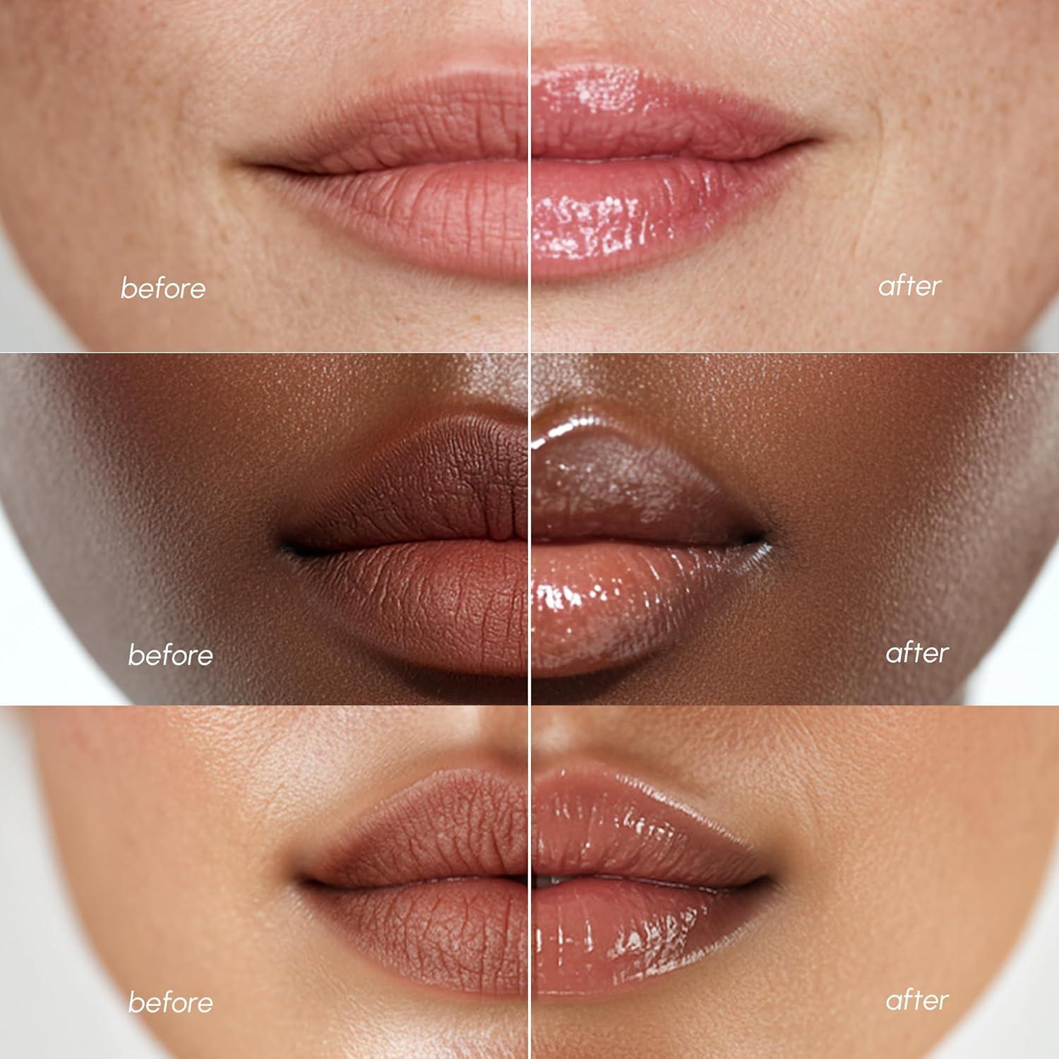 imageMAREE Lip Mask Overnight Lip Moisturizer For Very Dry Lips Hydrating Lip Butter Balm with Hyaluronic Acid amp Collagen Overnight Lip Treatment Lip Sleeping Mask Repair Hidratante de LabiosVanilla Lip Mask