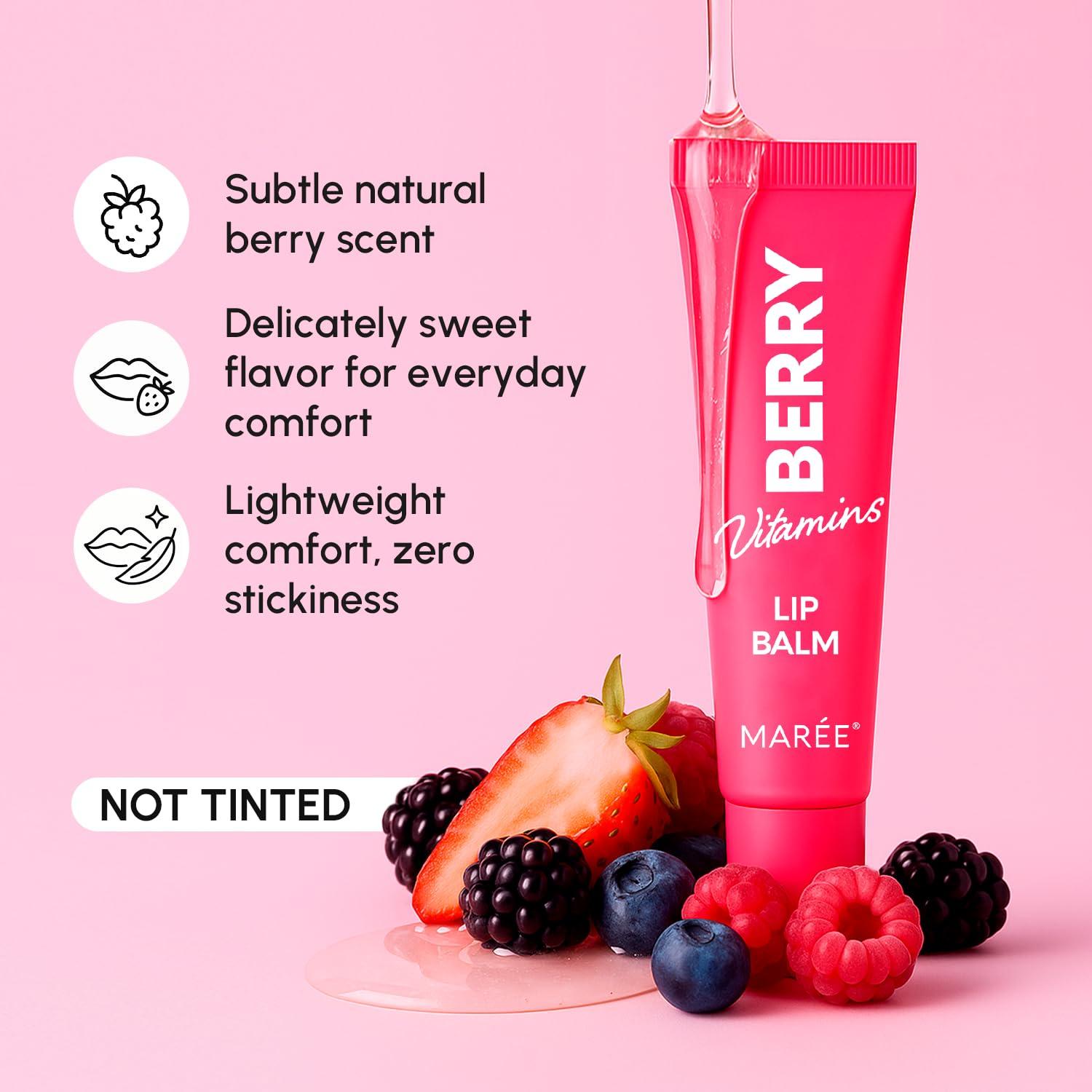 imageMAREE Lip Mask Overnight Lip Moisturizer For Very Dry Lips Hydrating Lip Butter Balm with Hyaluronic Acid amp Collagen Overnight Lip Treatment Lip Sleeping Mask Repair Hidratante de LabiosLip Balm