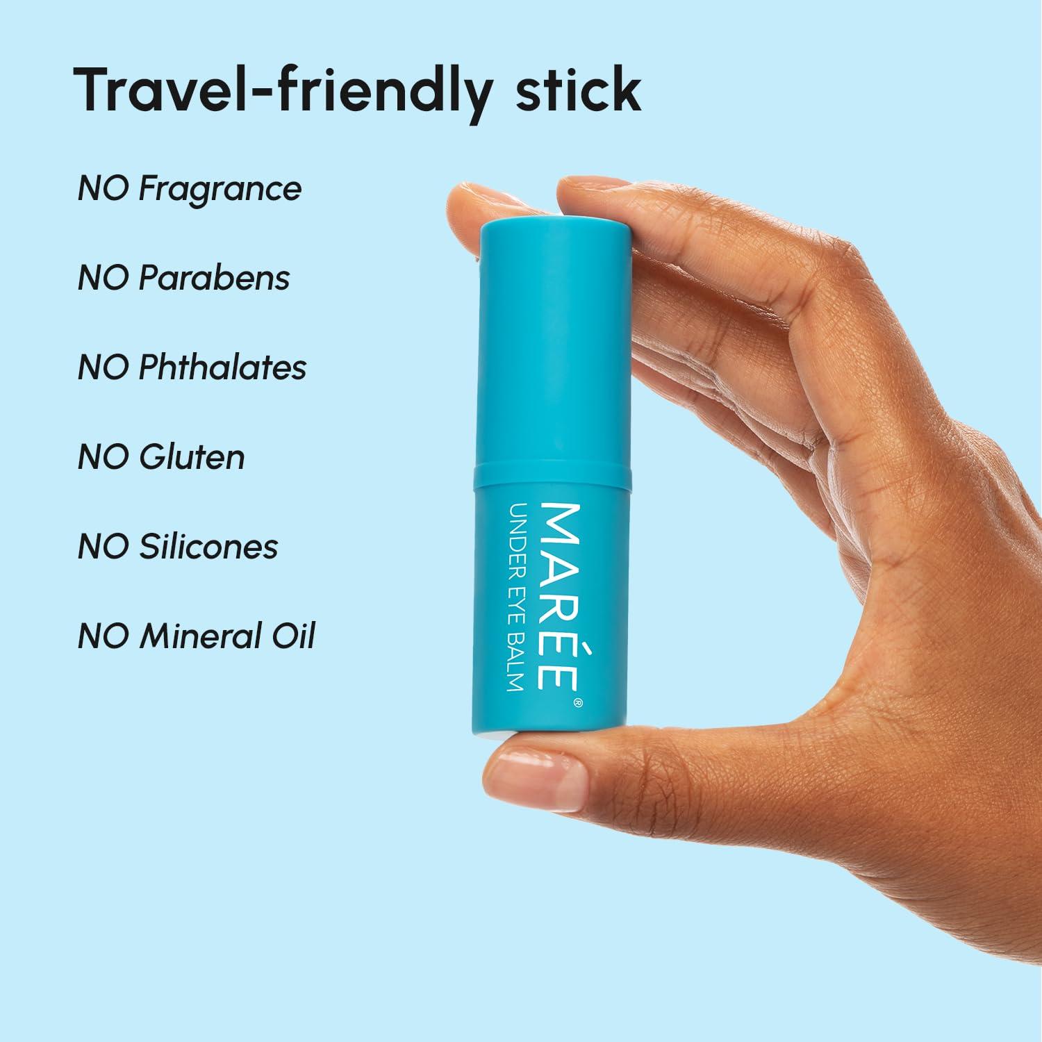 imageMAREE Under Eye Balm Stick Hydrating Retinol Caffeine Under Eye Brightener Stick for Older Women Collagen Undereye Cream for Dark Circles amp Wrinkles Skin Care Treatment MoisturizerBlue