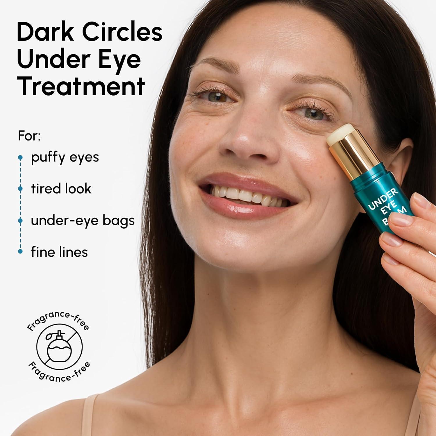 imageMAREE Under Eye Balm Stick with Retinol amp Ceramide Complex Facial Moisturizer for Dark Circles amp Wrinkles Under Eye Brightener Stick AntiWrinkle Hydrating Face Skincare035 Ounce Pack of 1
