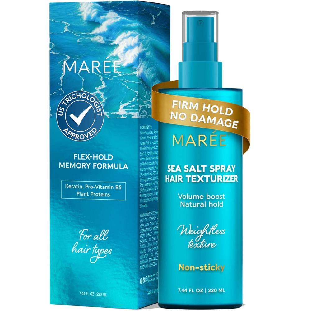 imageMAREE 10in1 Heat Protection Spray for Hair Heat Protectant for Hair with Keratin Collagen amp Argan Oil Frizz Control Hair Spray Women Care Product Anti Frizz Protector de Calor para el CabelloTexture Hair Spray