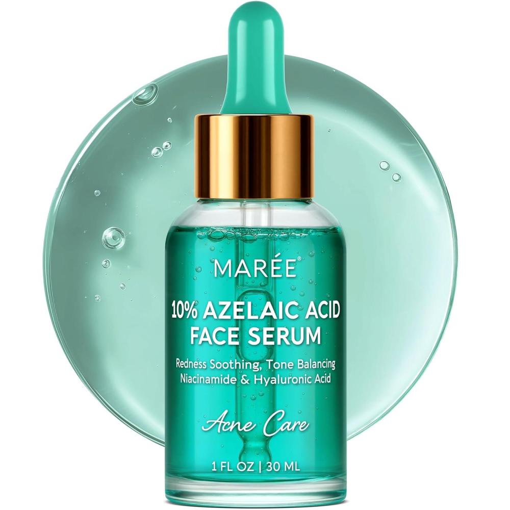imageMAREE 20 Tranexamic Acid Serum Complex with Niacinamide amp Vitamin C Serum for Face amp Body Dark Spot Corrector Age Spots Hyperpigmentation Care Remover Brightening Acido Tranexamico para ManchasAzelaic Acid Face Serum