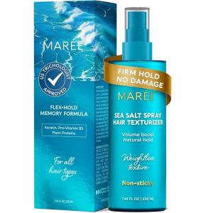 MAREE 10-in-1 Heat Protection Spray for Hair – Heat Protectant for Hair with Keratin, Collagen & Argan Oil – Frizz Control Hair Spray Women Care Product – Anti Frizz Protector de Calor para el Cabello(Texture Hair Spray)