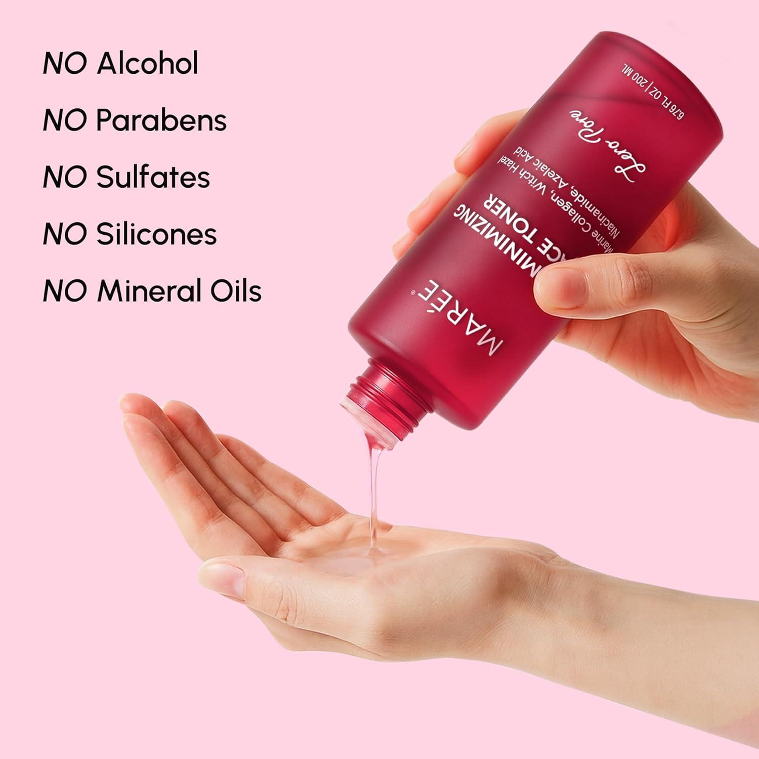imageMAREE Exfoliating Toner with Salicylic Acid AHA BHA Face Exfoliant amp Pore Cleaner BHA Liquid Exfoliant for Sebum amp Dead Skin Care Remover Face Exfoliator Acido Salicilico Exfoliante FacialPore Minimizing