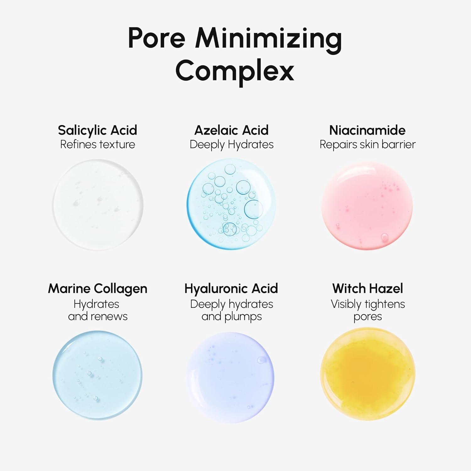 imageMAREE Exfoliating Toner with Salicylic Acid AHA BHA Face Exfoliant amp Pore Cleaner BHA Liquid Exfoliant for Sebum amp Dead Skin Care Remover Face Exfoliator Acido Salicilico Exfoliante FacialPore Minimizing
