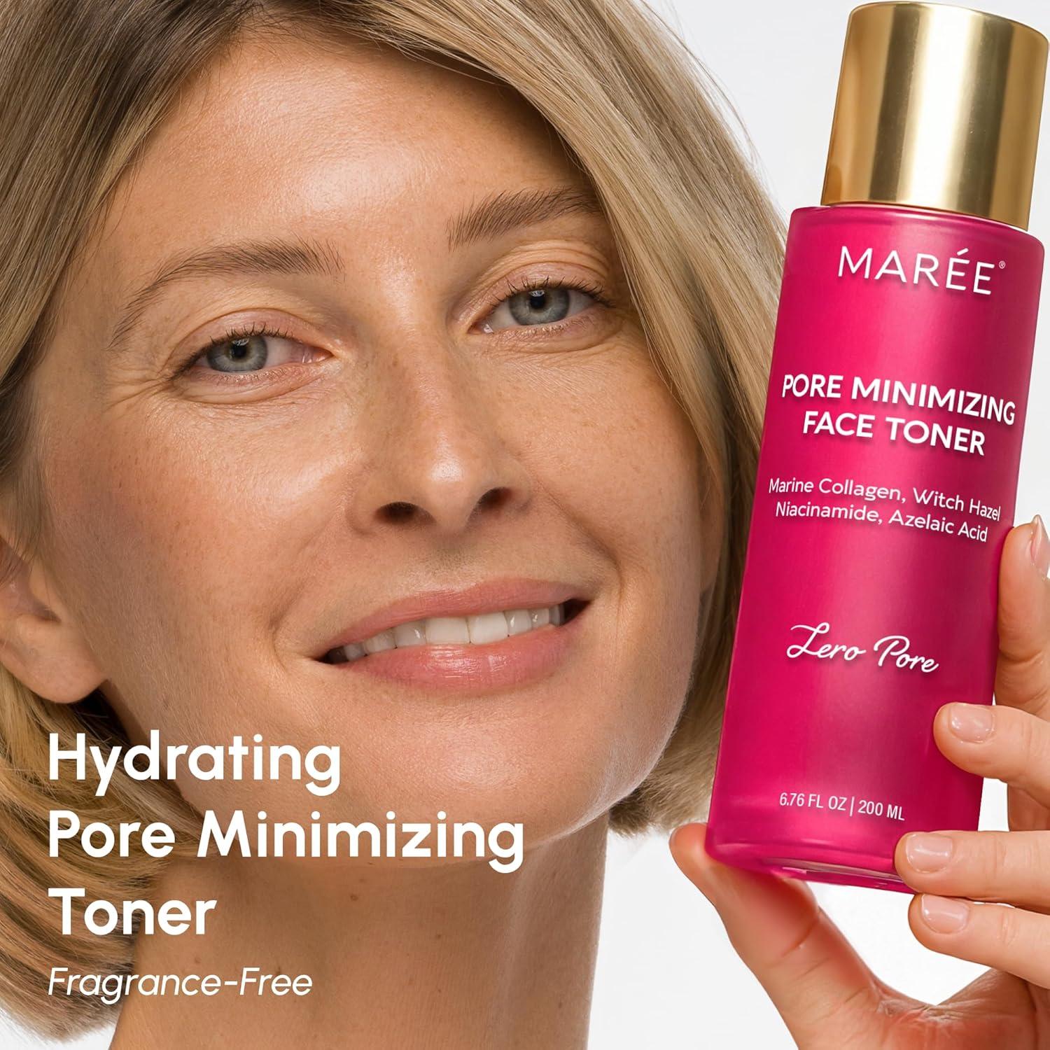 imageMAREE Exfoliating Toner with Salicylic Acid AHA BHA Face Exfoliant amp Pore Cleaner BHA Liquid Exfoliant for Sebum amp Dead Skin Care Remover Face Exfoliator Acido Salicilico Exfoliante FacialPore Minimizing