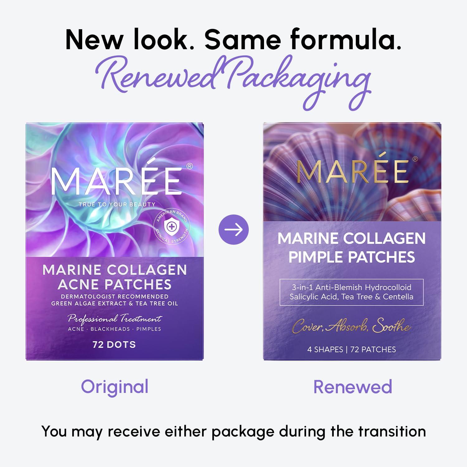imageMAREE Invisible Pimple Patches Clear Pimple Patches for Face Hydrocolloid Acne Patches Anti Blemish Zit Stickers for Face Parches Para Acne Pinple Zit Patches Pimple Stickers 72 DotsHolographic