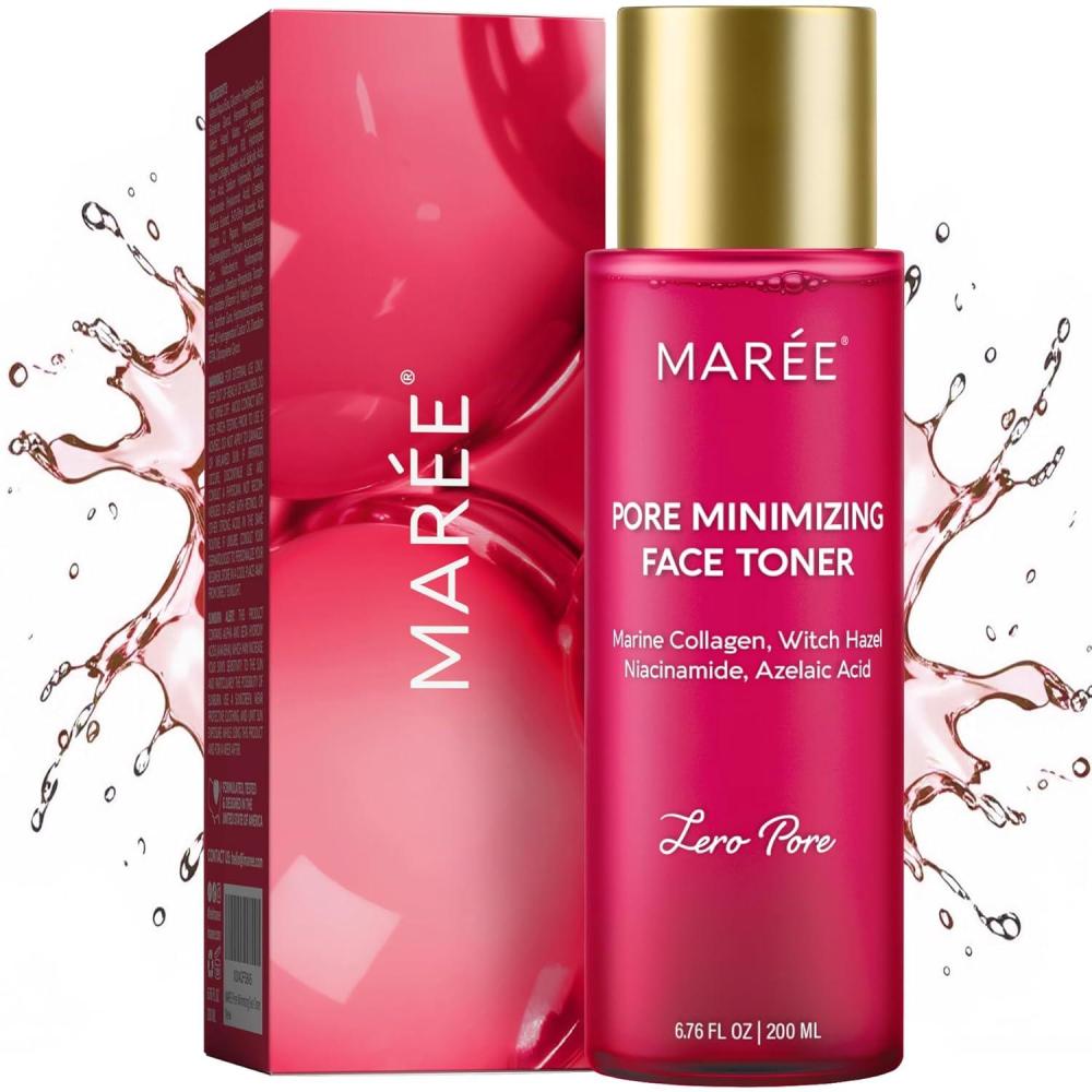 imageMAREE Exfoliating Toner with Salicylic Acid AHA BHA Face Exfoliant amp Pore Cleaner BHA Liquid Exfoliant for Sebum amp Dead Skin Care Remover Face Exfoliator Acido Salicilico Exfoliante FacialPore Minimizing