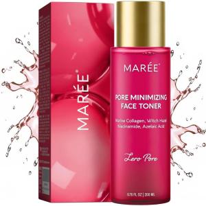 MAREE Exfoliating Toner with Salicylic Acid – AHA BHA Face Exfoliant & Pore Cleaner – BHA Liquid Exfoliant for Sebum & Dead Skin Care Remover – Face Exfoliator – Acido Salicilico Exfoliante Facial(Pore Minimizing)