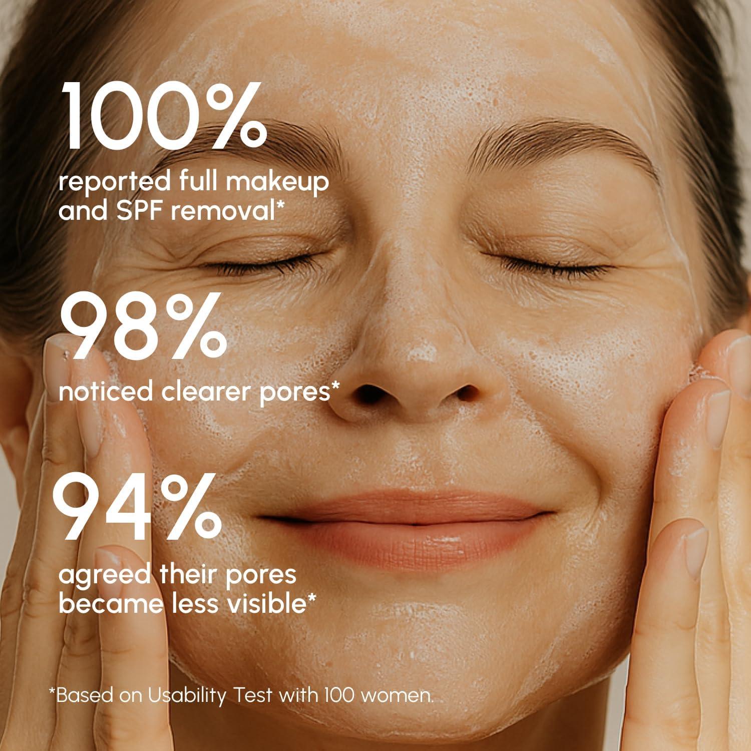 imageMAREE Deep Cleansing Oil for Face Makeup Remover Oil Cleanser for Face Skincare Centella Cleansing Oils NonComedogenic Makeup Blackhead Remover Pore Cleaner Facial Wash for Sensitive SkinOriginal
