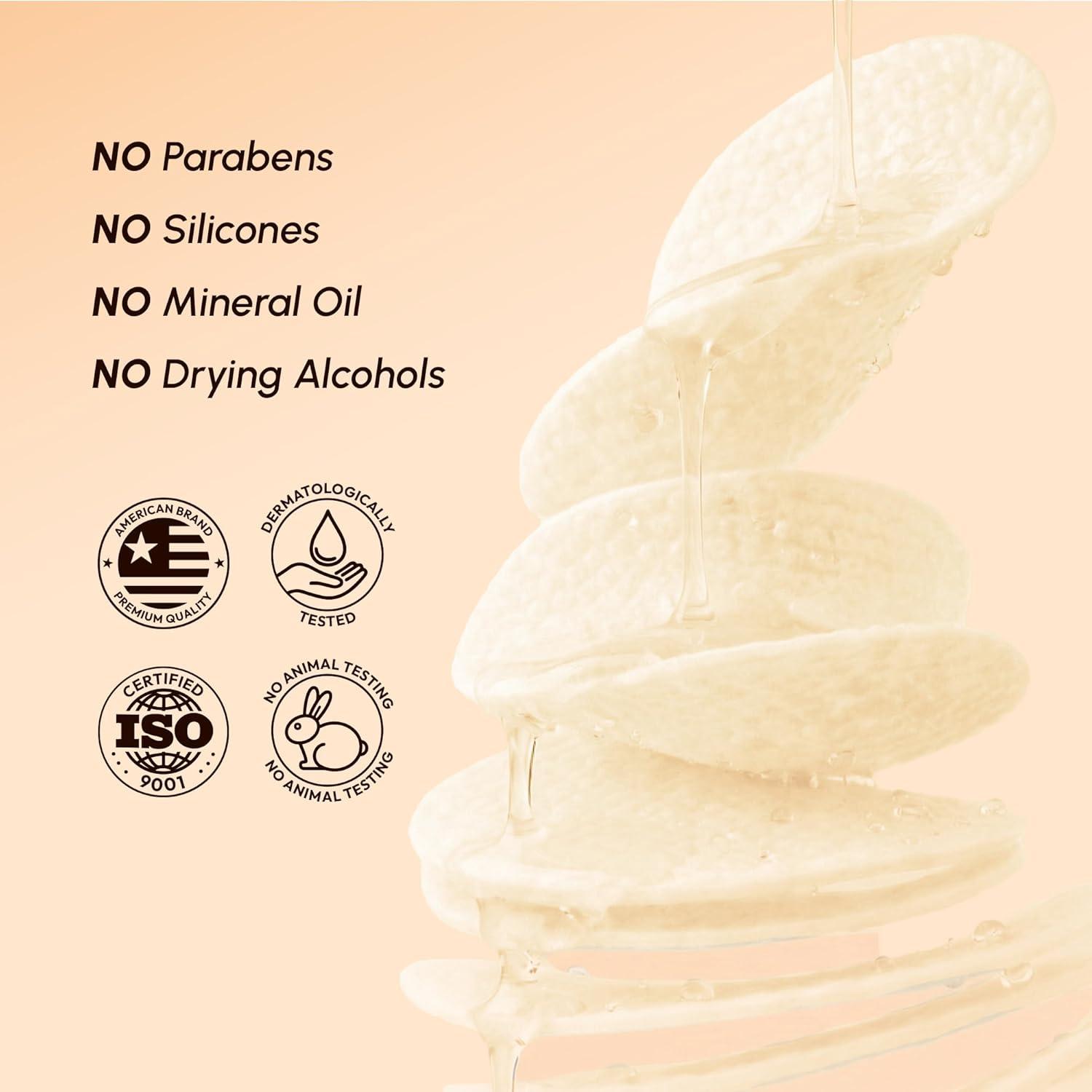 imageMAREE Glycolic Acid Pads Toner Pads for Face Cleansing Exfoliating Pad with Tea Tree Oil Salicylic Acid amp Vitamins E B3 B5 Acne Clearing Skin Pore Resurfacing amp Radiance Device 80 CountVitamin C Pads