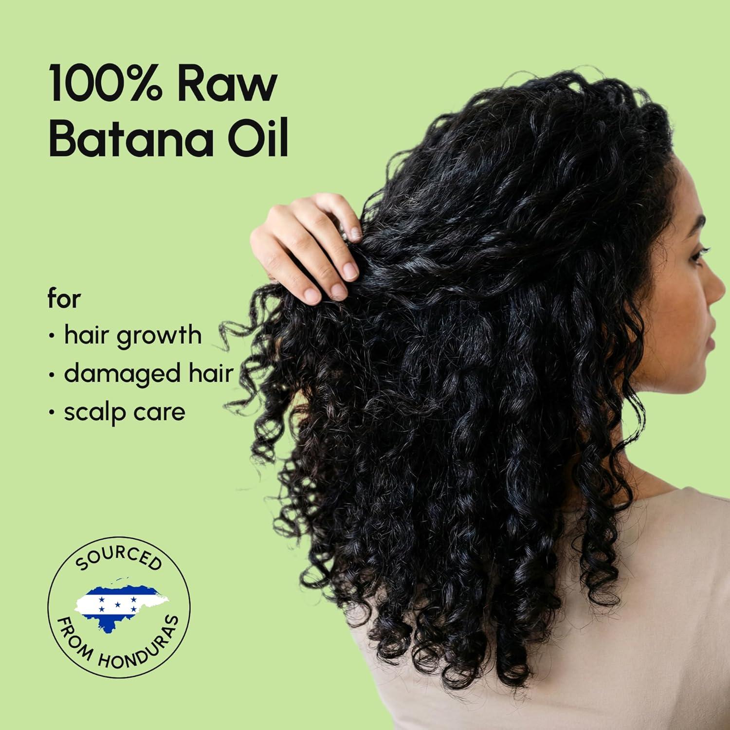 imageMAREE Batana Oil for Hair Growth 100 Natural Botana Oils Hair Growth Raw Batama Oil Paste from Honduras Density Thickness amp Scalp Soothing for Women and Men Aceite de Batana Para el Cabello49 Ounce Pack of 1