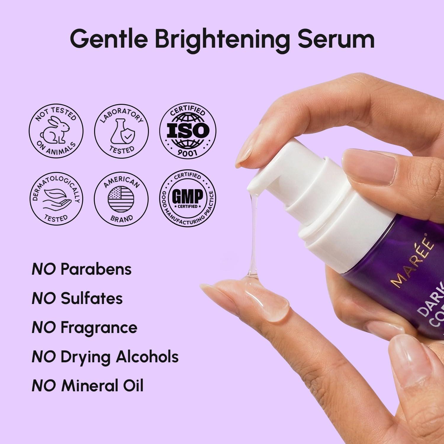 imageMAREE Dark Spot Remover for Face and Body Dark Spot Corrector Serum Hyperpigmentation Melasma Sun amp Age Spots Black amp Brown Spot Remover for Women Crema para Manchas Oscuras en la Cara34 Fl Oz Pack of 1