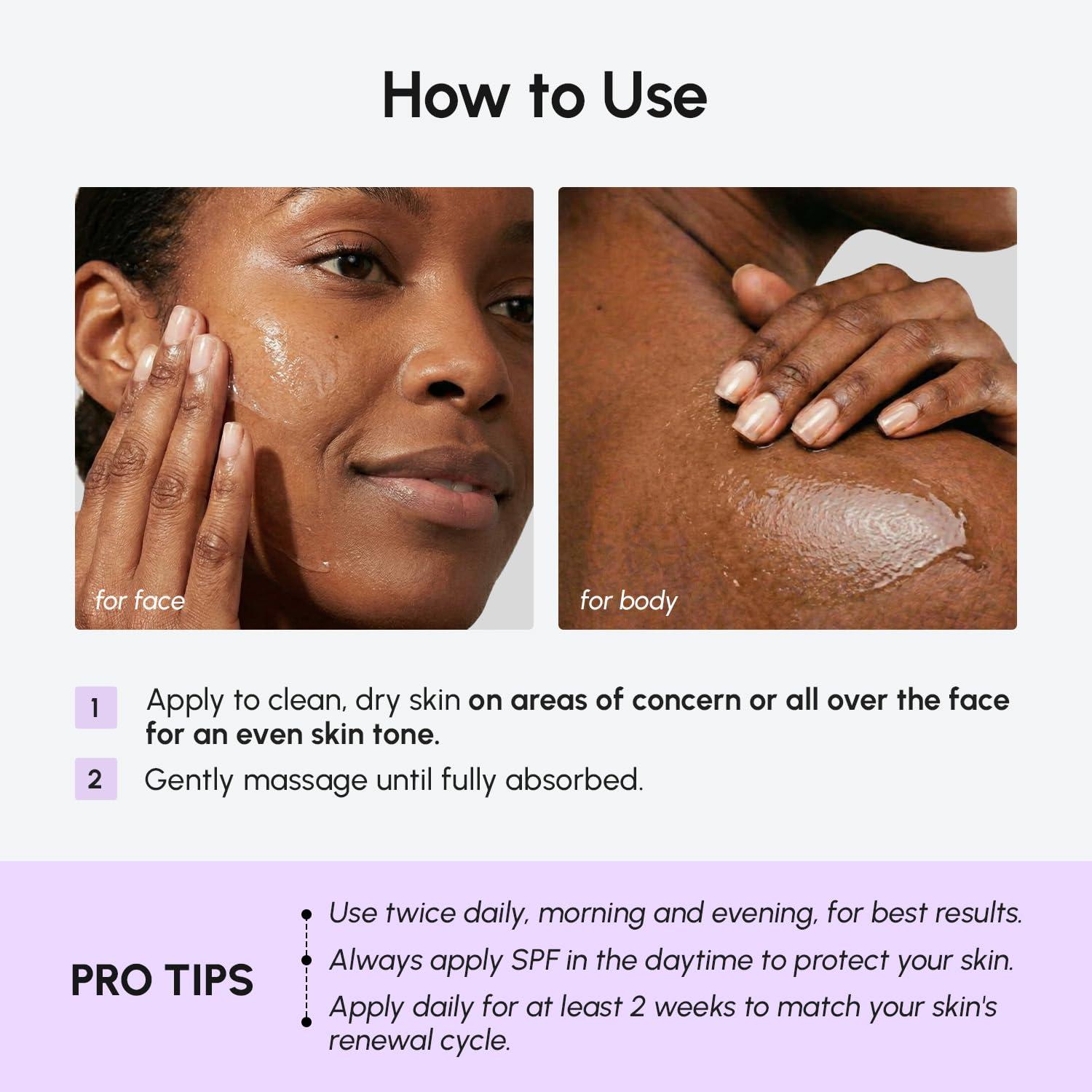 imageMAREE Dark Spot Remover for Face and Body Dark Spot Corrector Serum Hyperpigmentation Melasma Sun amp Age Spots Black amp Brown Spot Remover for Women Crema para Manchas Oscuras en la Cara34 Fl Oz Pack of 1