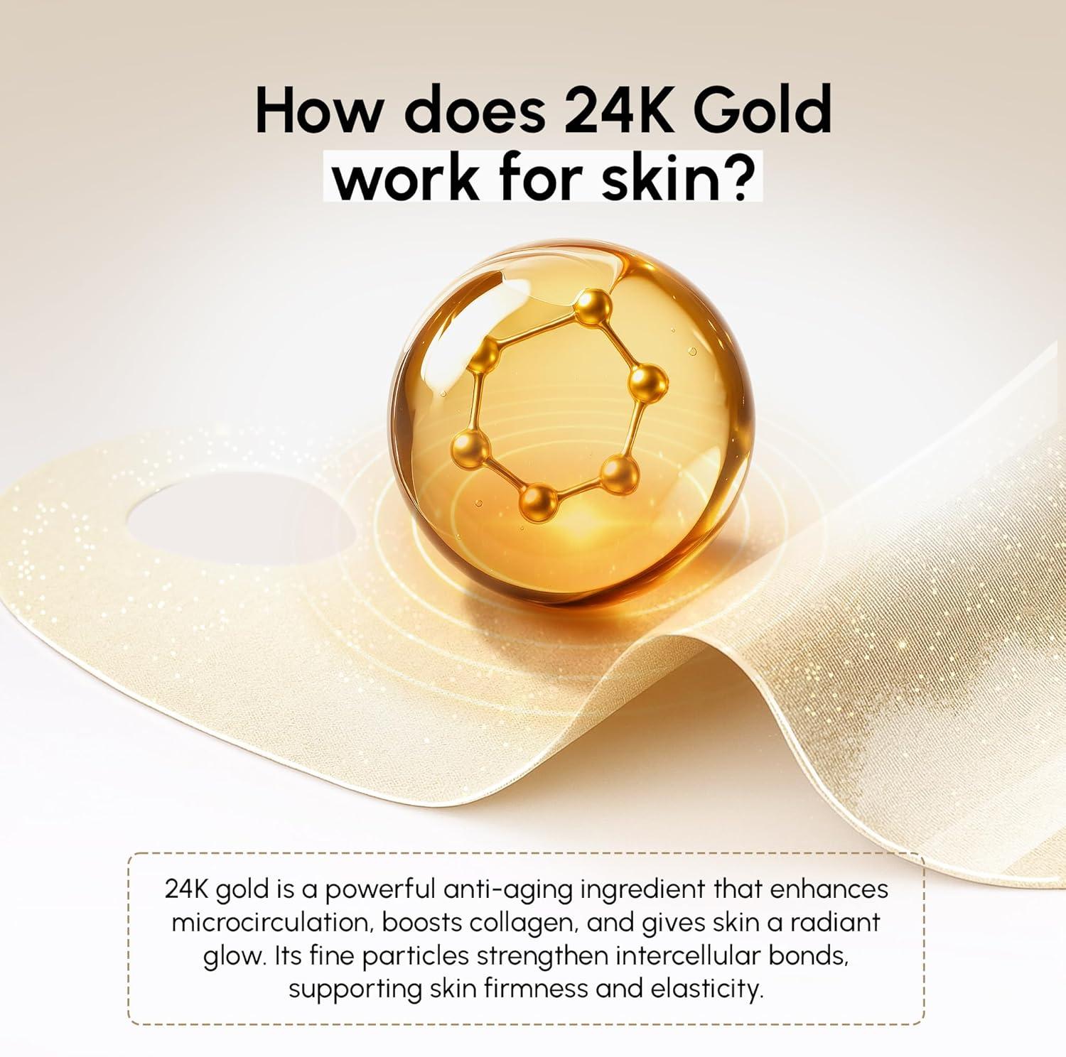 imageMAREE Chin Strap V Line Lifting Mask 24K Gold Face amp Neck Lift Tape Mask Double Chin Strap for Sleeping Neck Wrinkle Patches Reducer amp Jawline Shaper for Firming Tightening amp Lifting 10 PCS10 Count Pack of 1