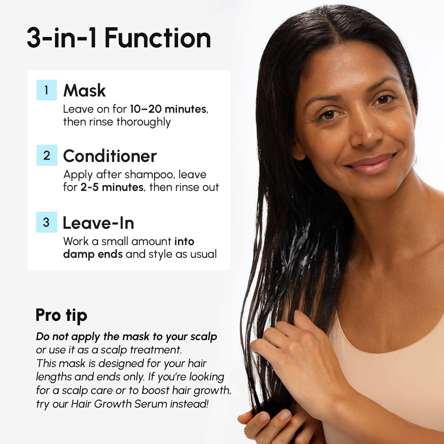 imageMAREE Curl Repair Hair Mask Deep Conditioning Care for Damaged Dry Curly Hair Products for Women amp Men Curl Moisturizer amp Conditioner Tratamiento Mascarilla para el Cabello Seco y MaltratadoKeratin