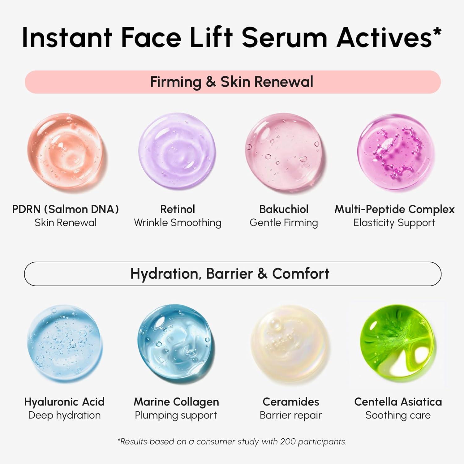 imageMAREE PDRN Serum Peptides Serum for Face AntiAging Salmon DNA Face Serum with Retinol Niacinamide amp Collagen Hydrating Facial Serums for Women Glass Skin Glow Wrinkle Care Moisturizer108 Fl Oz Pack of 1