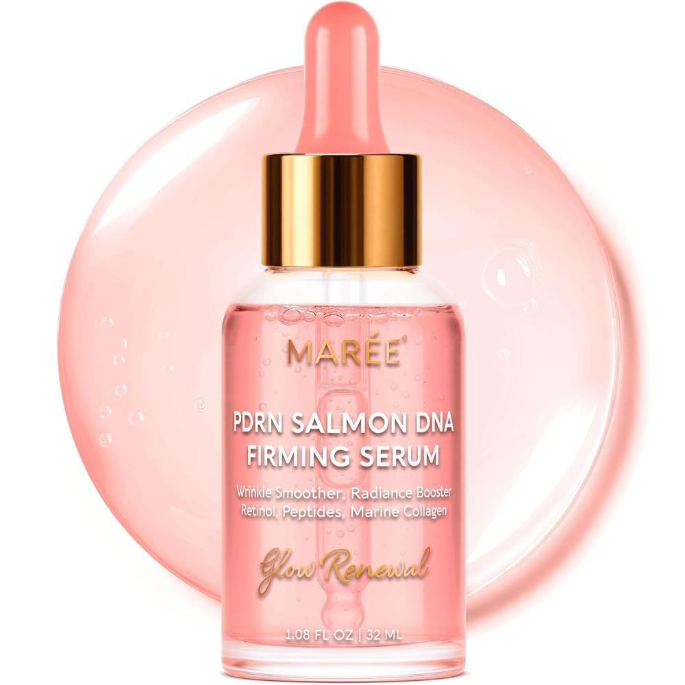 imageMAREE PDRN Serum  Peptides Serum for Face AntiAging  Salmon DNA Face Serum with Retinol Niacinamide amp Collagen  Hydrating Facial Serums for Women  Glass Skin Glow Wrinkle Care Moisturizer108 Fl Oz Pack of 1