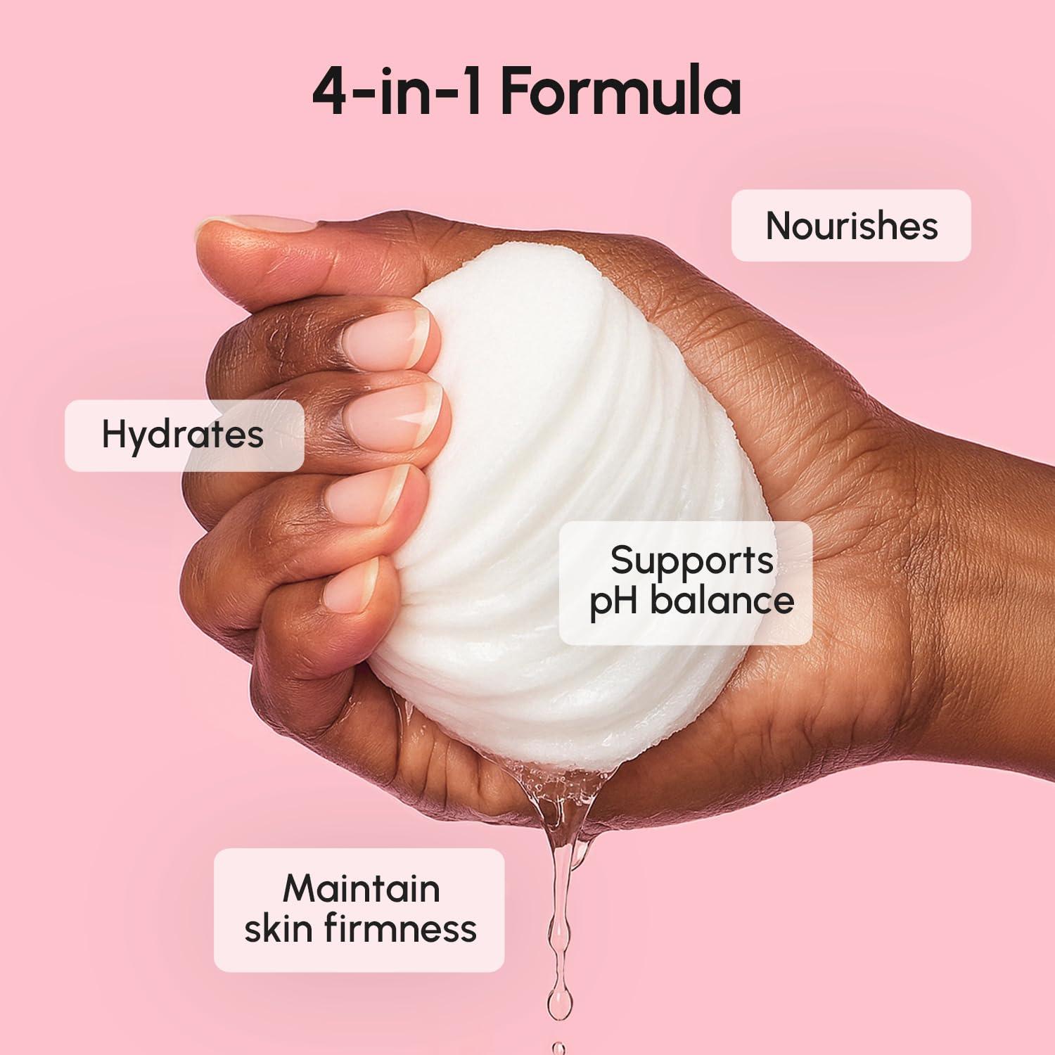 imageMAREE Hyaluronic Acid Toner Pads Hydrating Face Wipes for Women Cleansing Zero Pore Toning Brightening Exfoliating Face Pads Pore Reducer Facial Peels Acne Treatment DevicePink