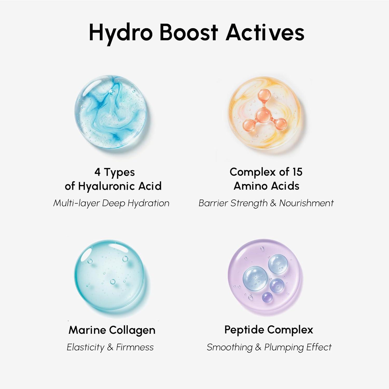 imageMAREE Hyaluronic Acid Toner Pads Hydrating Face Wipes for Women Cleansing Zero Pore Toning Brightening Exfoliating Face Pads Pore Reducer Facial Peels Acne Treatment DeviceSky Blue