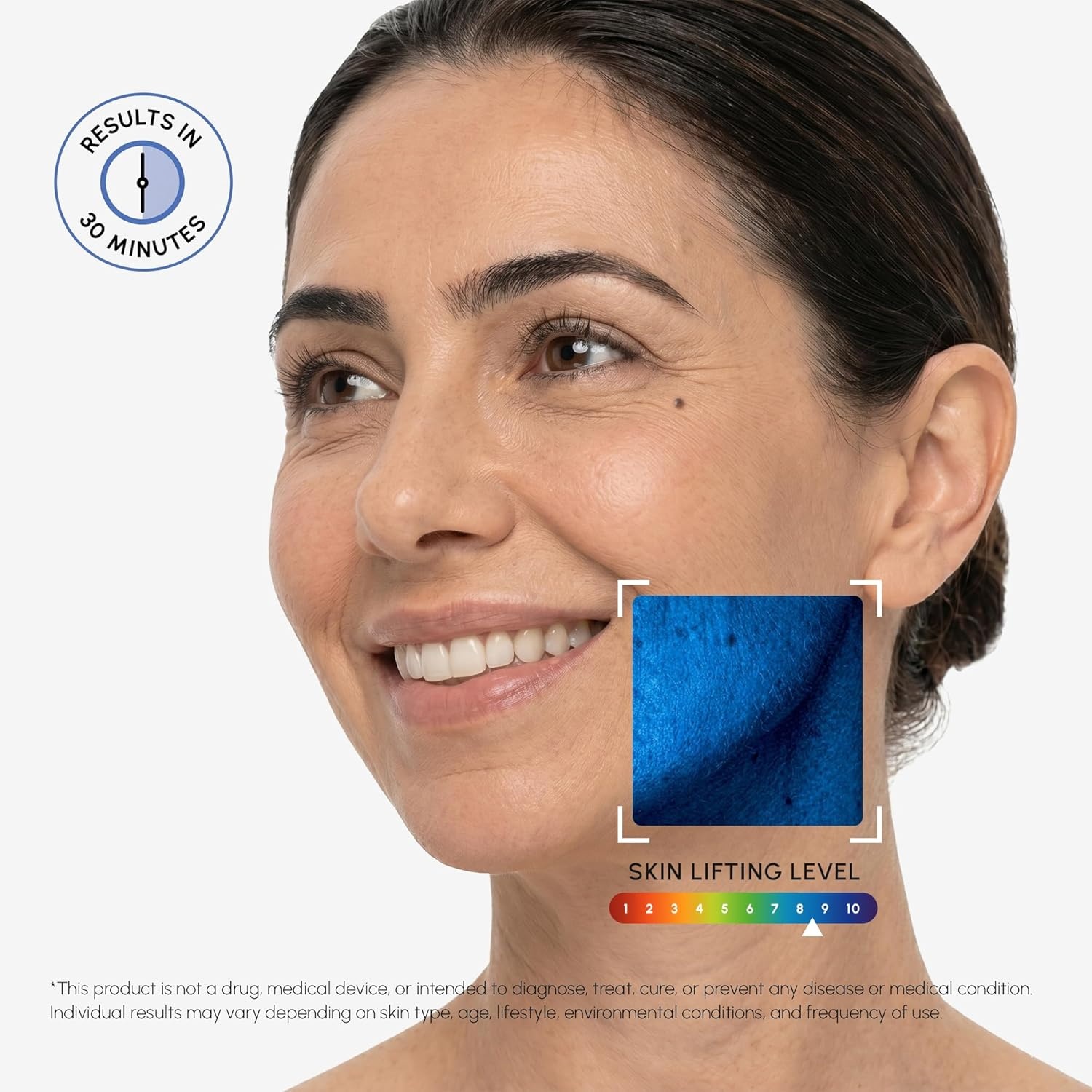 imageMAREE V Line Lifting Mask Chin Strap Advanced Retinol Face Lifting Mask amp Neck Lift Tape Double Chin Reducer amp Jawline Shaper Retinol Collagen Facial Masks for Face Lift Tightening and Firming5 Count Pack of 1