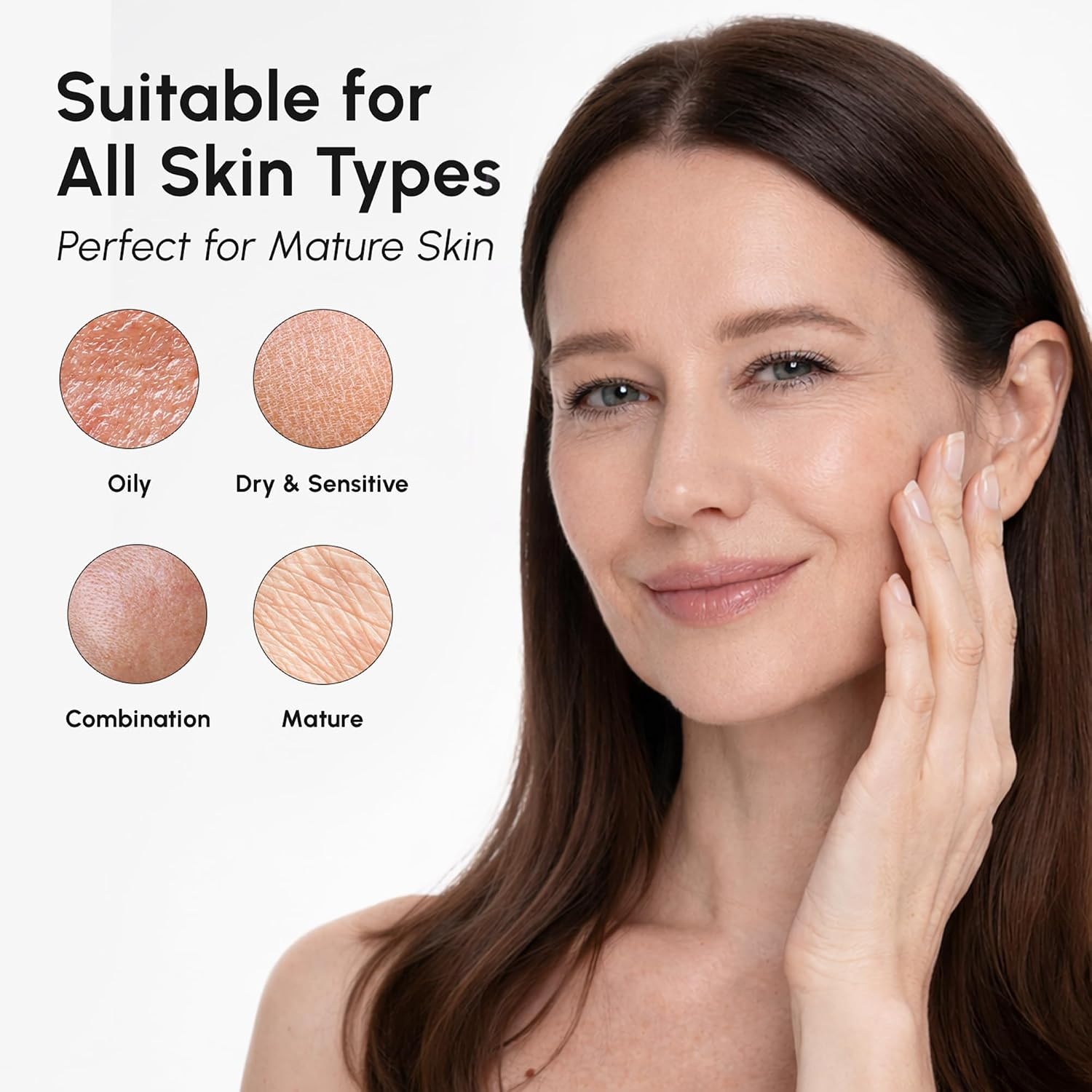 image:imageMAREE Face Exfoliator Microdermabrasion Facial Scrub amp Exfoliating Face Wash for Women Collagen amp Glycolic Acid Gentle Scrub and Exfoliant Men Exfoliating Scrubber Exfoliante Facial Cleanser30 Ounce Pack of 1