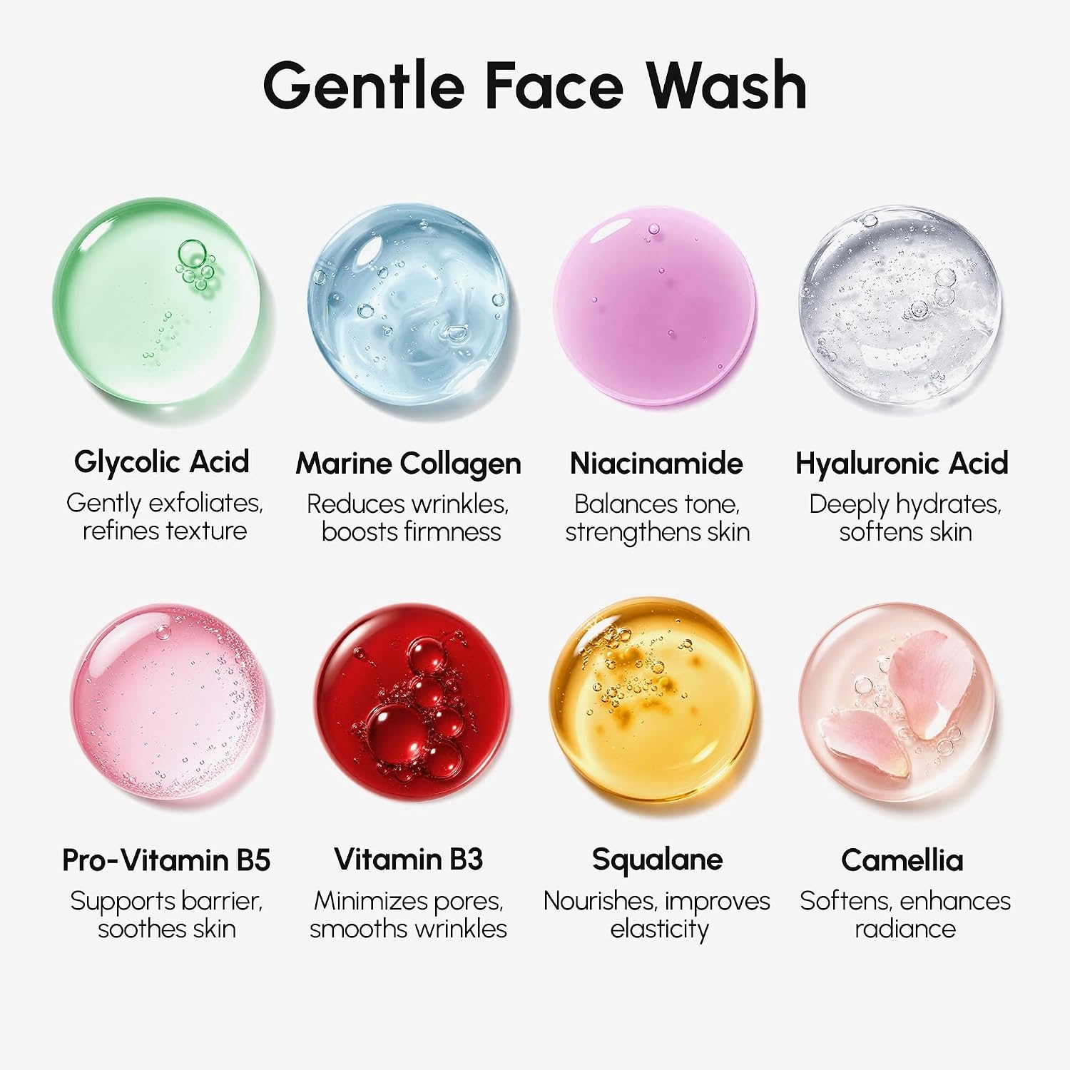 image:imageMAREE Face Exfoliator Microdermabrasion Facial Scrub amp Exfoliating Face Wash for Women Collagen amp Glycolic Acid Gentle Scrub and Exfoliant Men Exfoliating Scrubber Exfoliante Facial Cleanser30 Ounce Pack of 1