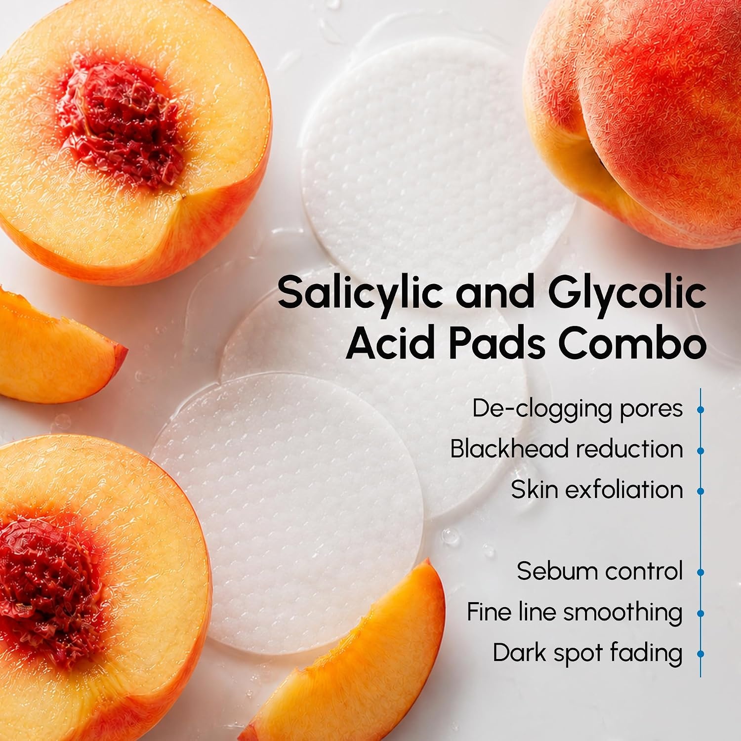 image:imageMAREE Self Tanning Facial Pads Exfoliating Glow Pads amp Tan Towels for Face amp Body Travel Size Self Tanner Wipes for Sunless Face Tanning No Rinse Gradual Natural Fair to Medium Tan TowelettesAzure
