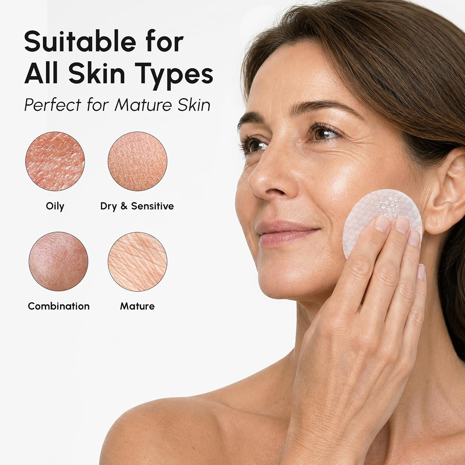 image:imageMAREE Self Tanning Facial Pads Exfoliating Glow Pads amp Tan Towels for Face amp Body Travel Size Self Tanner Wipes for Sunless Face Tanning No Rinse Gradual Natural Fair to Medium Tan TowelettesAzure