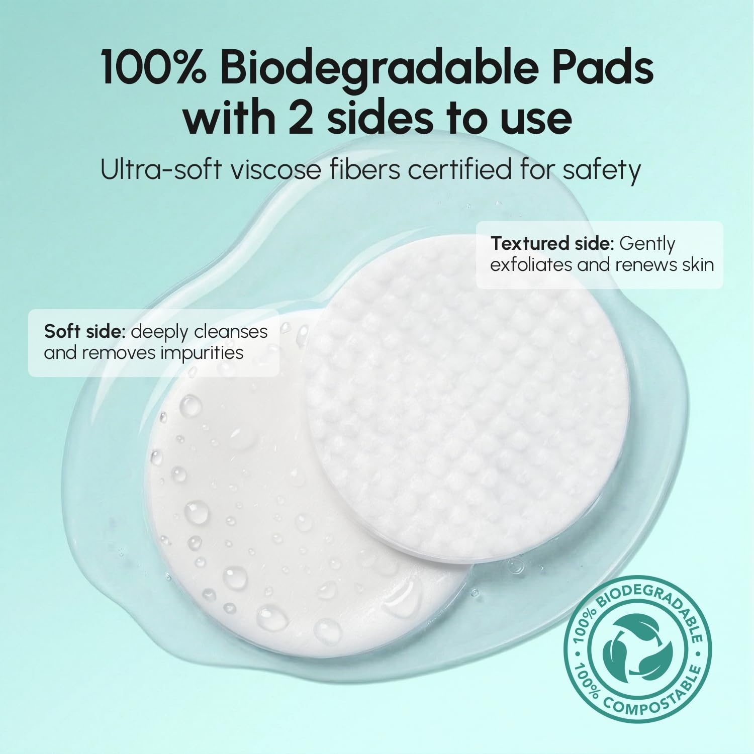 image:imageMAREE Self Tanning Facial Pads Exfoliating Glow Pads amp Tan Towels for Face amp Body Travel Size Self Tanner Wipes for Sunless Face Tanning No Rinse Gradual Natural Fair to Medium Tan TowelettesDark Blue