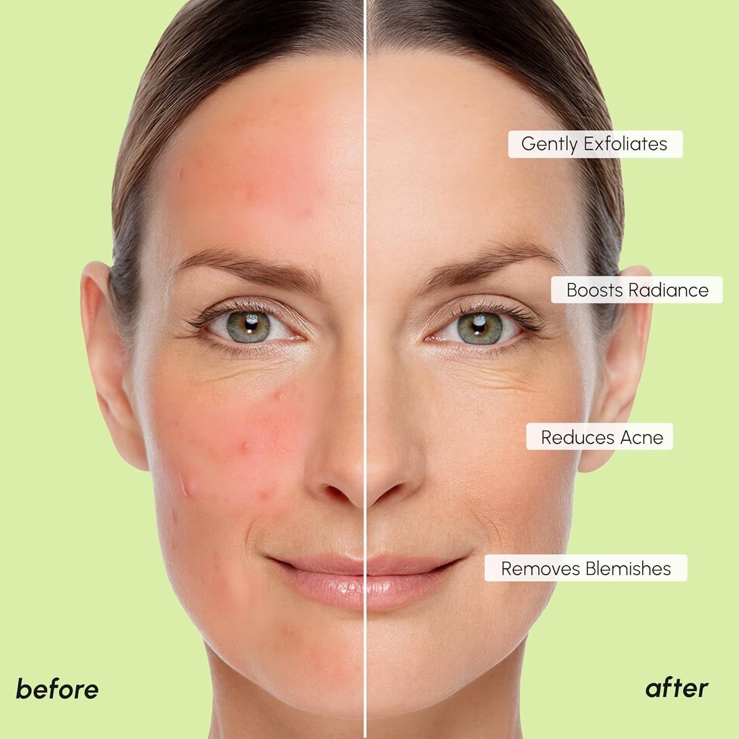 image:imageMAREE Self Tanning Facial Pads Exfoliating Glow Pads amp Tan Towels for Face amp Body Travel Size Self Tanner Wipes for Sunless Face Tanning No Rinse Gradual Natural Fair to Medium Tan TowelettesGreen