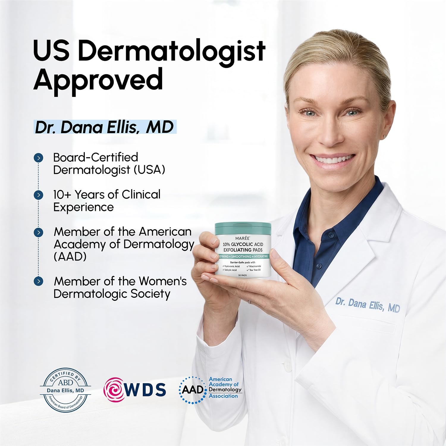 image:imageMAREE Self Tanning Facial Pads Exfoliating Glow Pads amp Tan Towels for Face amp Body Travel Size Self Tanner Wipes for Sunless Face Tanning No Rinse Gradual Natural Fair to Medium Tan TowelettesDark Blue