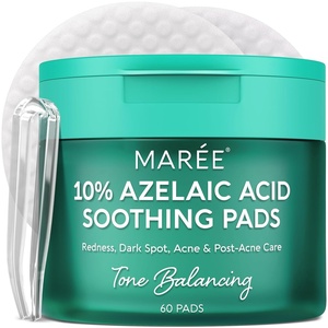 MAREE Self Tanning Facial Pads – Exfoliating Glow Pads & Tan Towels for Face & Body – Travel Size Self Tanner Wipes for Sunless Face Tanning – No Rinse Gradual Natural Fair to Medium Tan Towelettes(Turquoise)