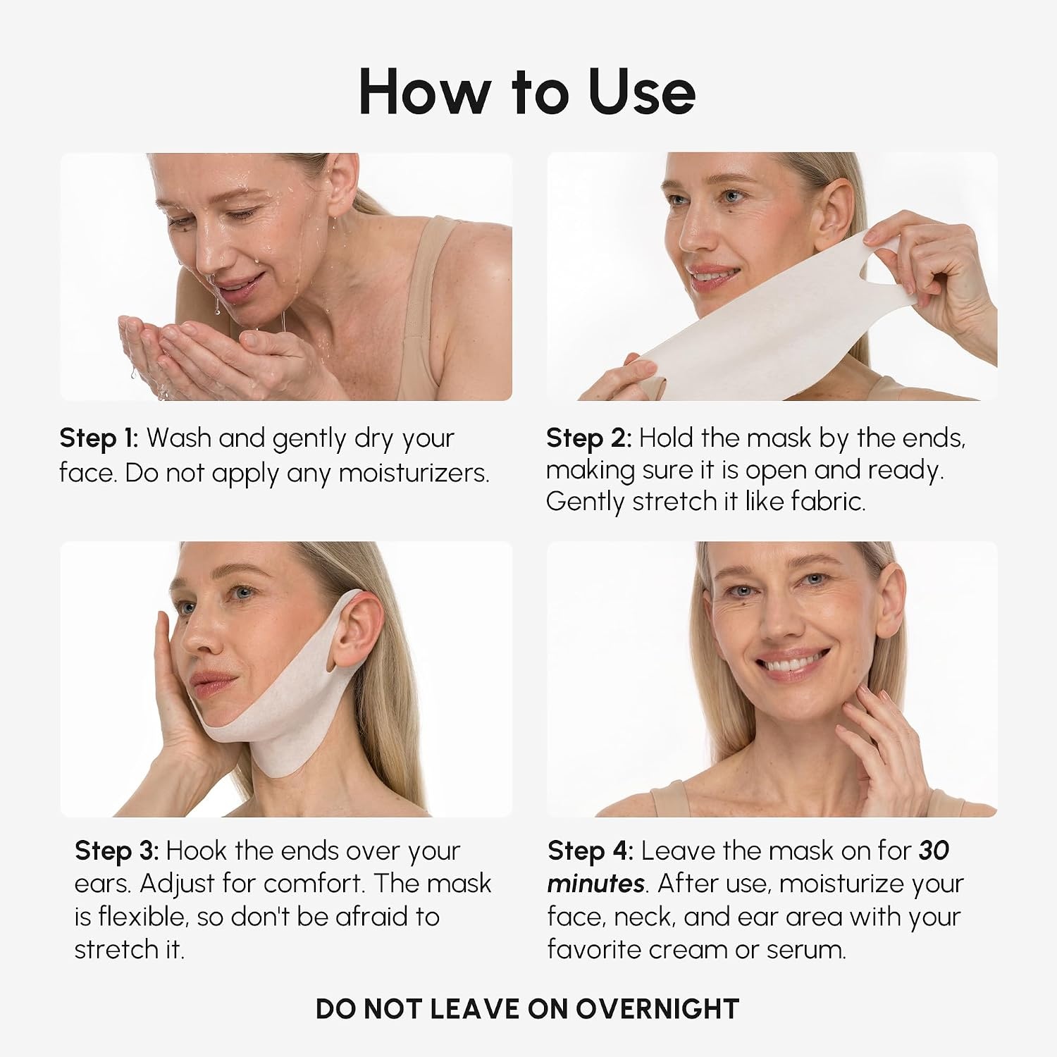 image:imageMAREE V Line Lifting Mask with PDRN Salmon DNA Deep Collagen Face Mask for Women Jawline Shaper Facial Masks with Retinol Tightening amp Firming Neck Lift Tape Double Chin Strap for Face LiftPurple