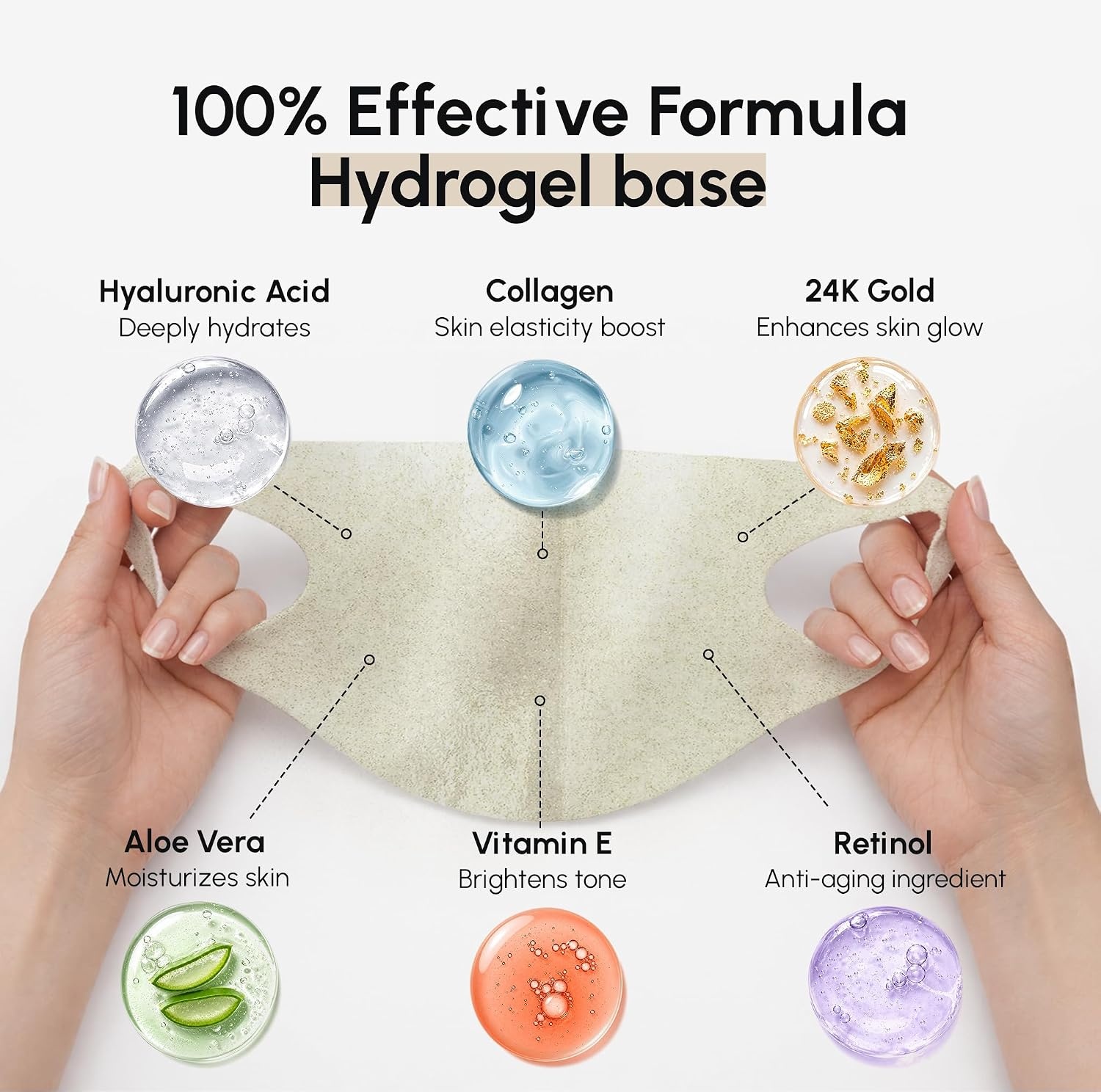 image:imageMAREE V Line Lifting Mask with PDRN Salmon DNA Deep Collagen Face Mask for Women Jawline Shaper Facial Masks with Retinol Tightening amp Firming Neck Lift Tape Double Chin Strap for Face LiftGold