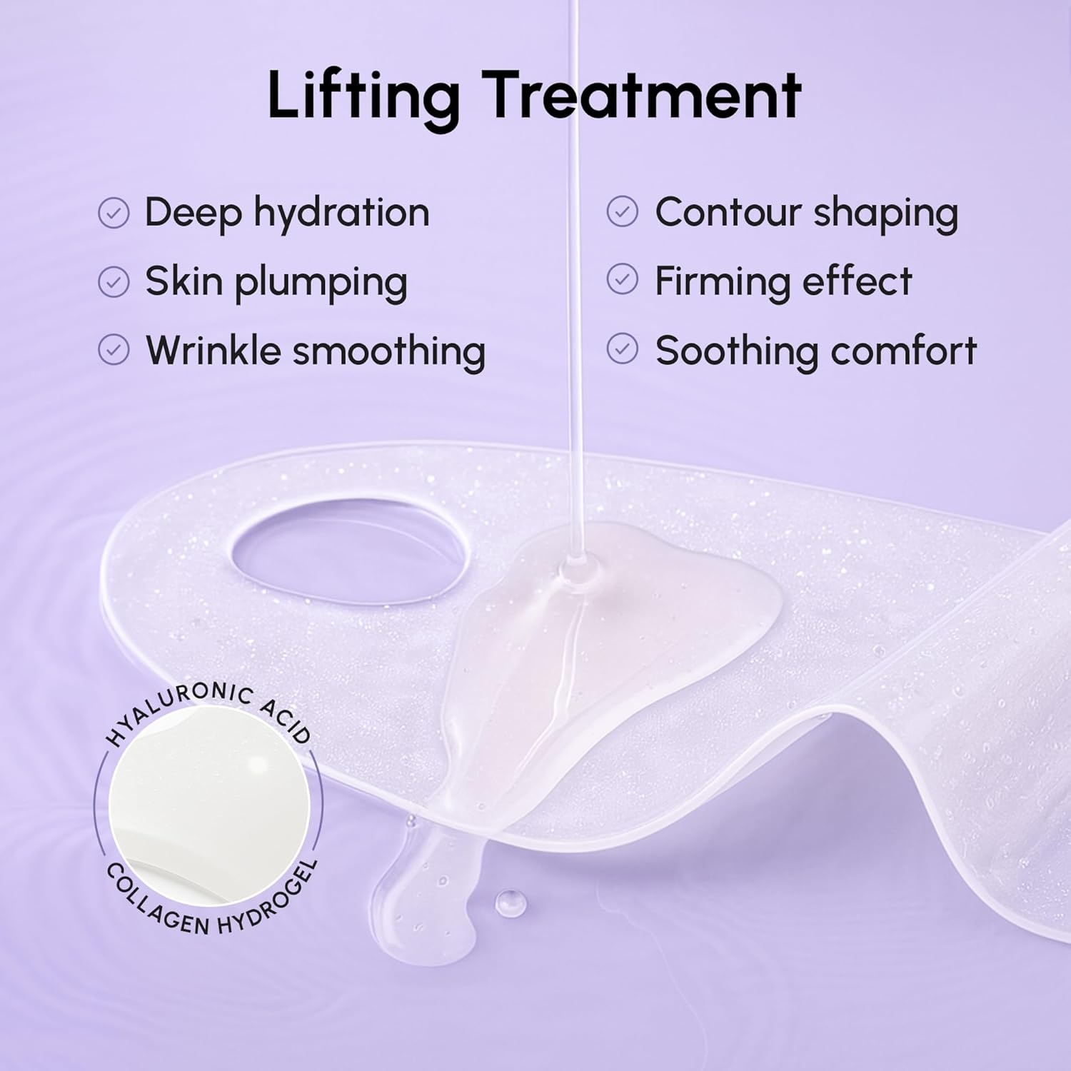 image:imageMAREE V Line Lifting Mask with PDRN Salmon DNA Deep Collagen Face Mask for Women Jawline Shaper Facial Masks with Retinol Tightening amp Firming Neck Lift Tape Double Chin Strap for Face LiftPurple