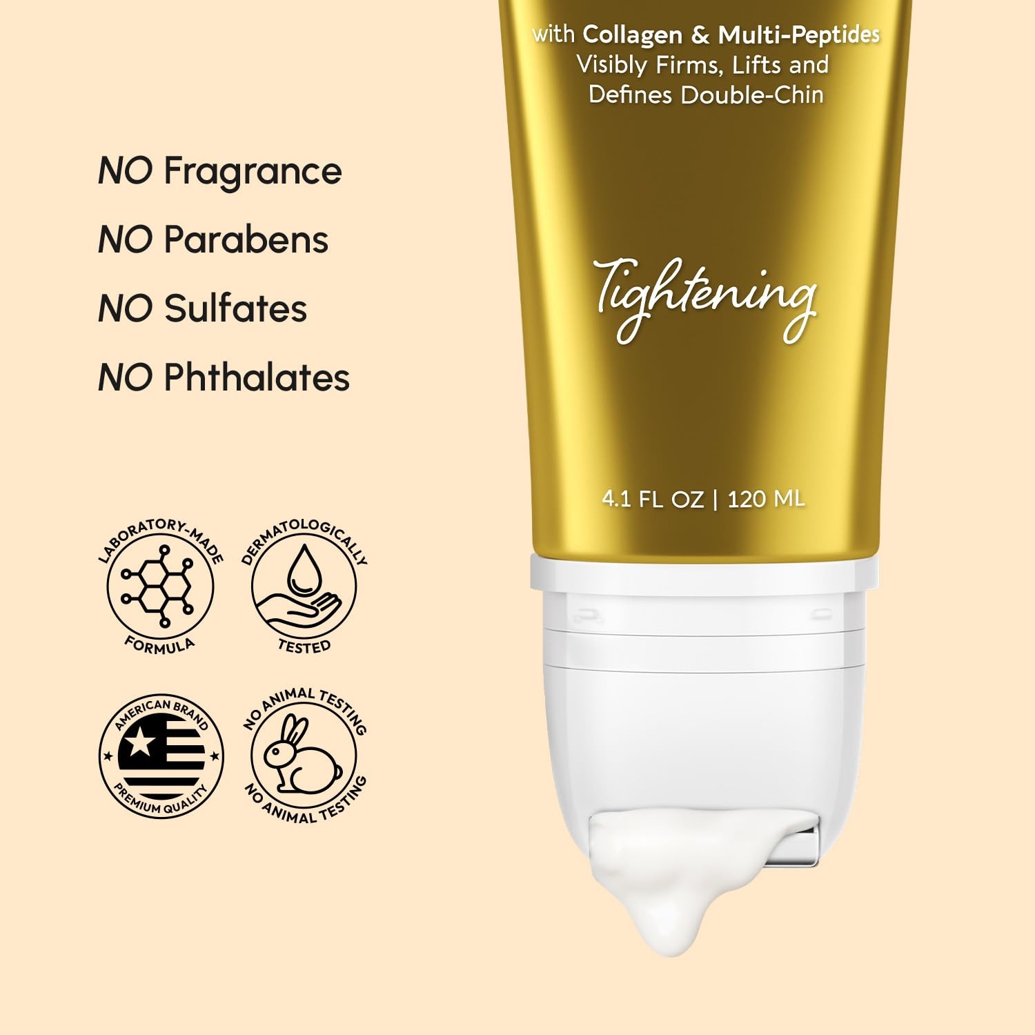 image:imageMAREE Neck Cream with Roller Firming Neck Cream with 3D Collagen amp AH8Gold