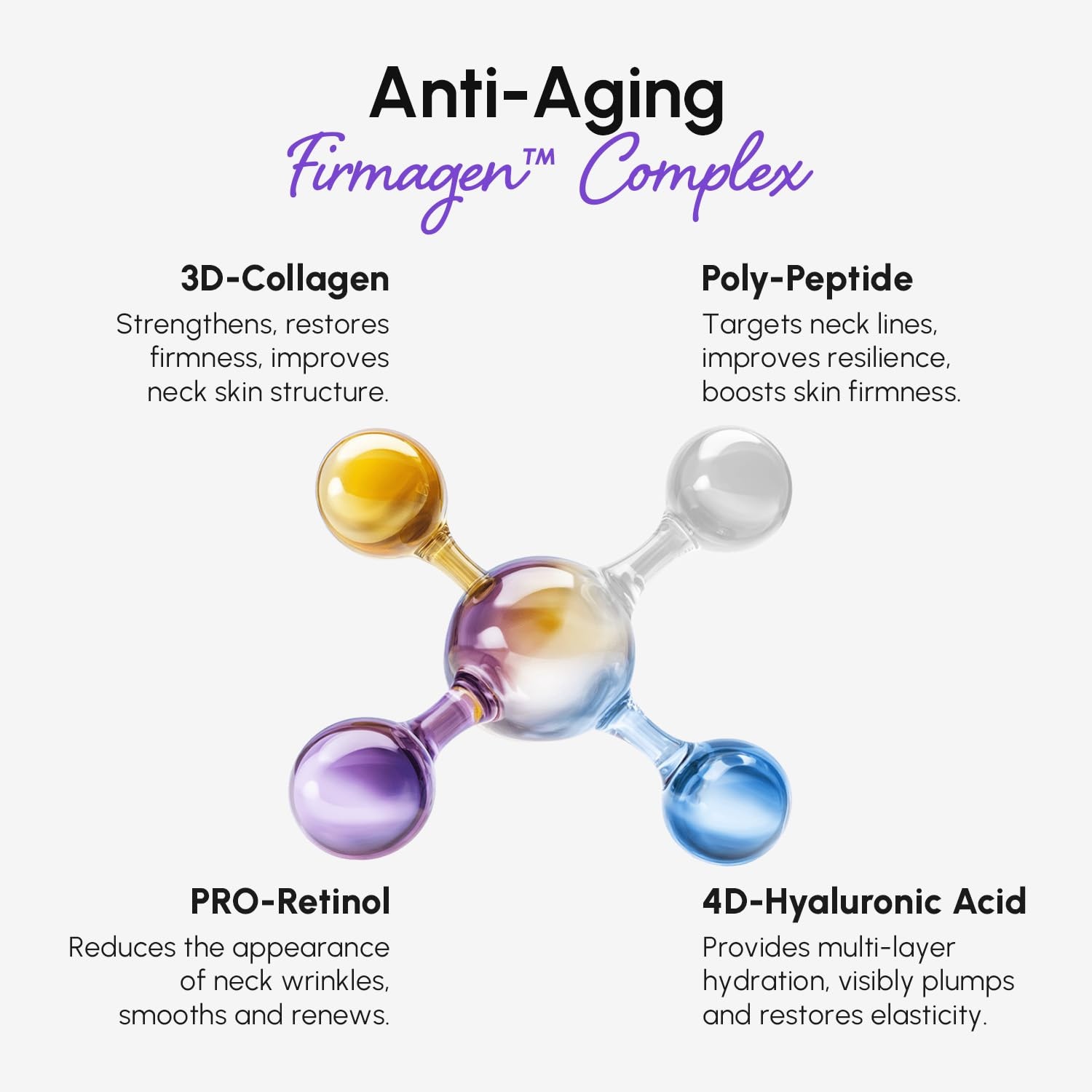image:imageMAREE Neck Cream with Roller Firming Neck Cream with 3D Collagen amp AH8Purple